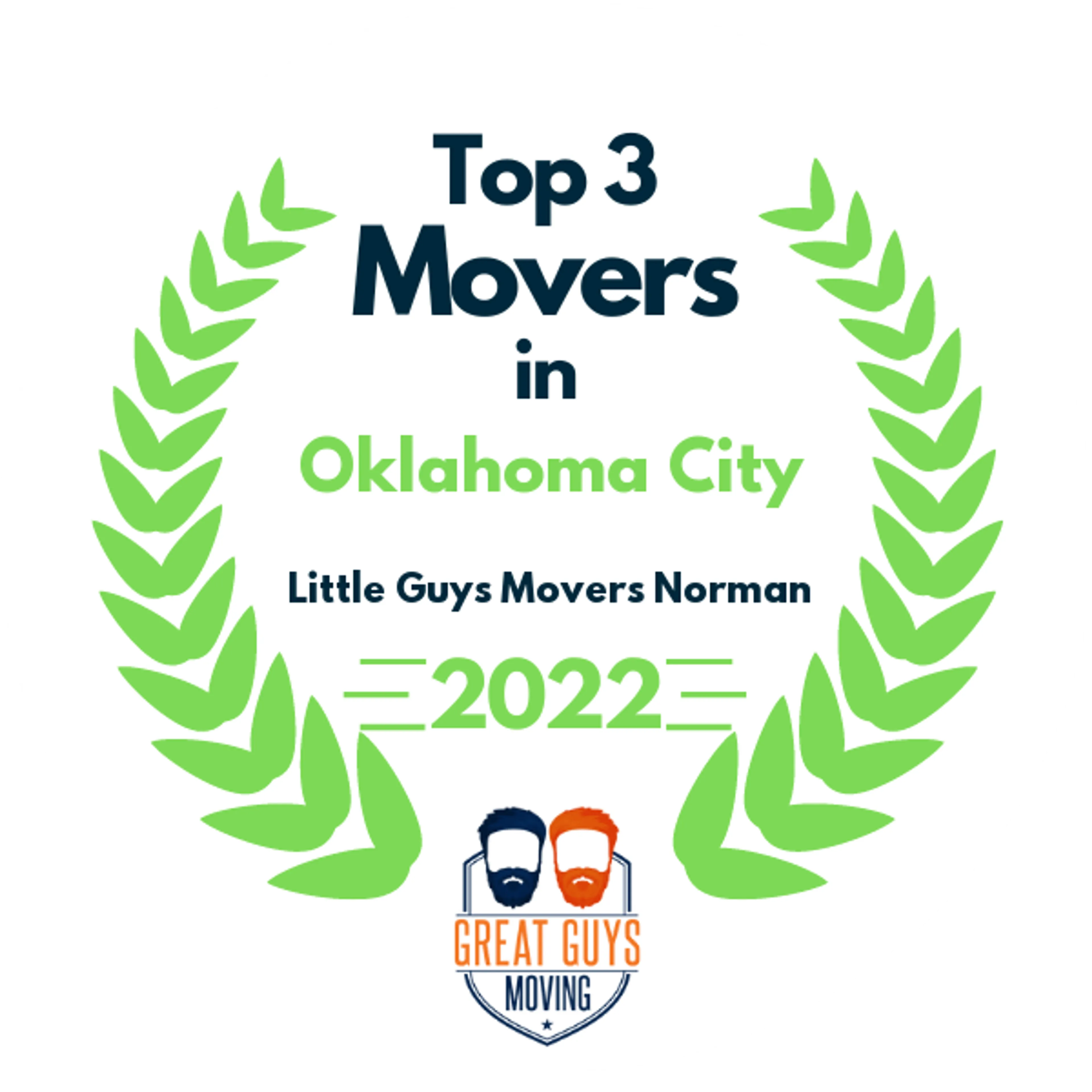 Top 3 Movers in Oklahoma City, OK 2022 award