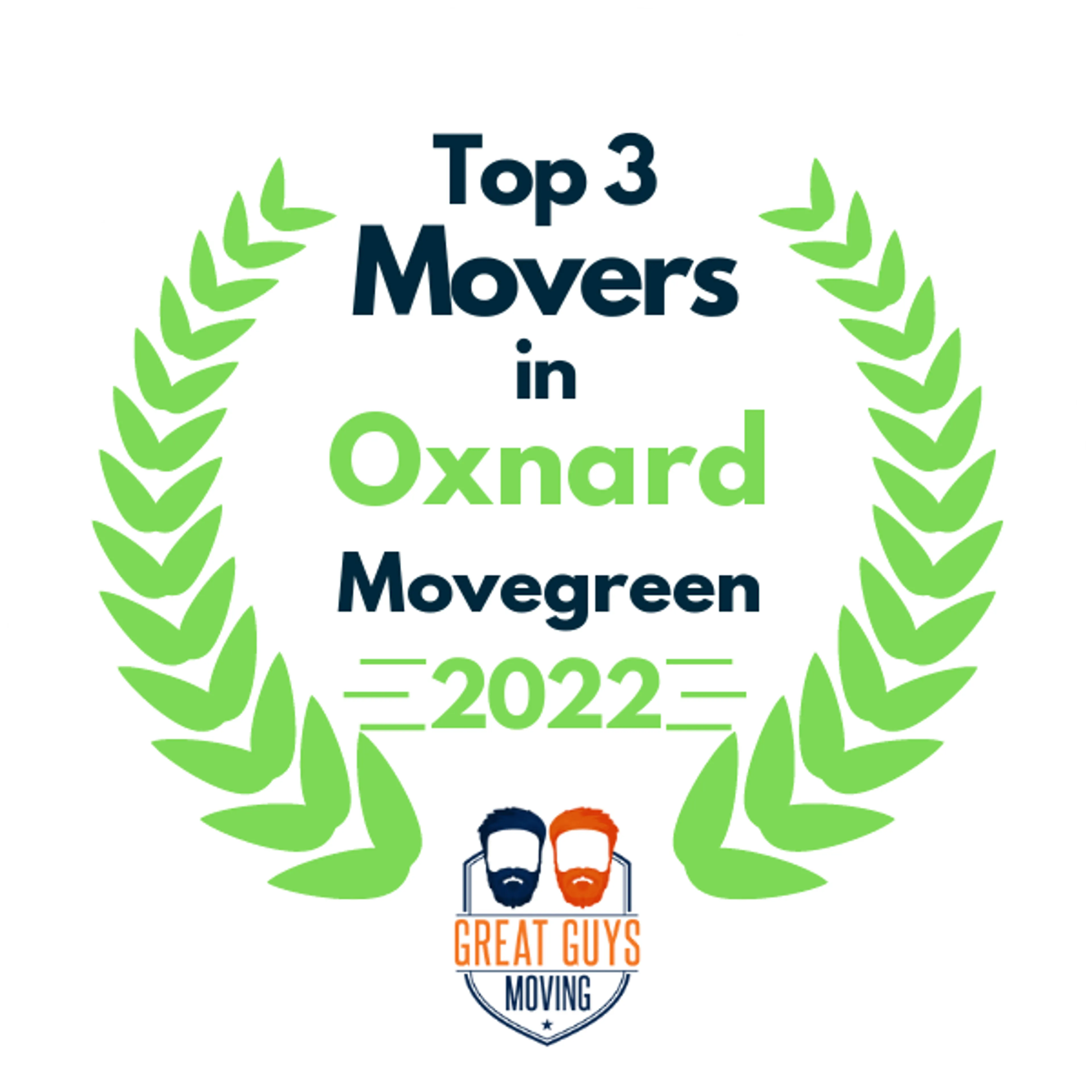 Top 3 Movers in Thousand Oaks, CA 2022 award