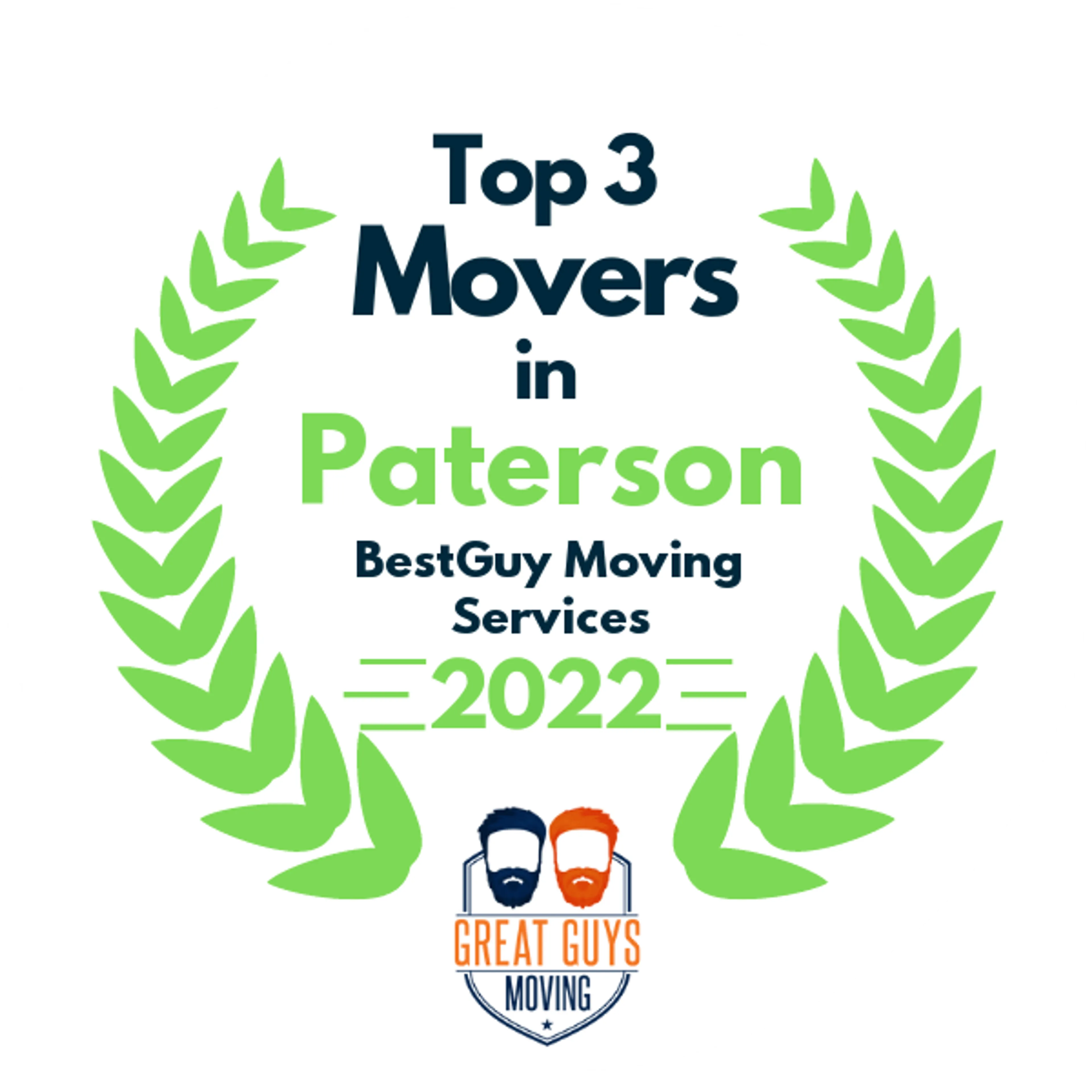 Top 3 Movers in Paterson, NJ 2022 award