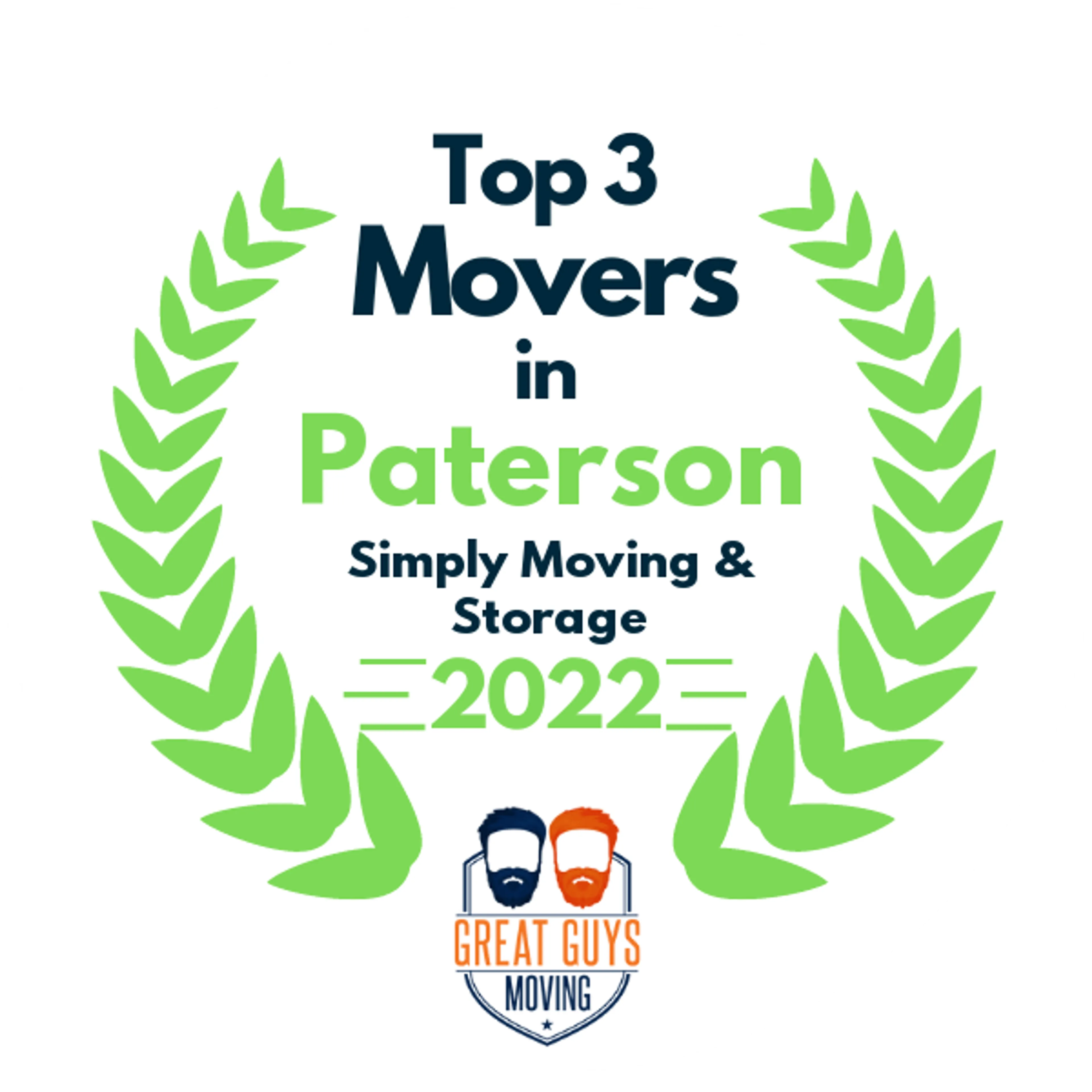 Top 3 Movers in Paterson, NJ 2022 award