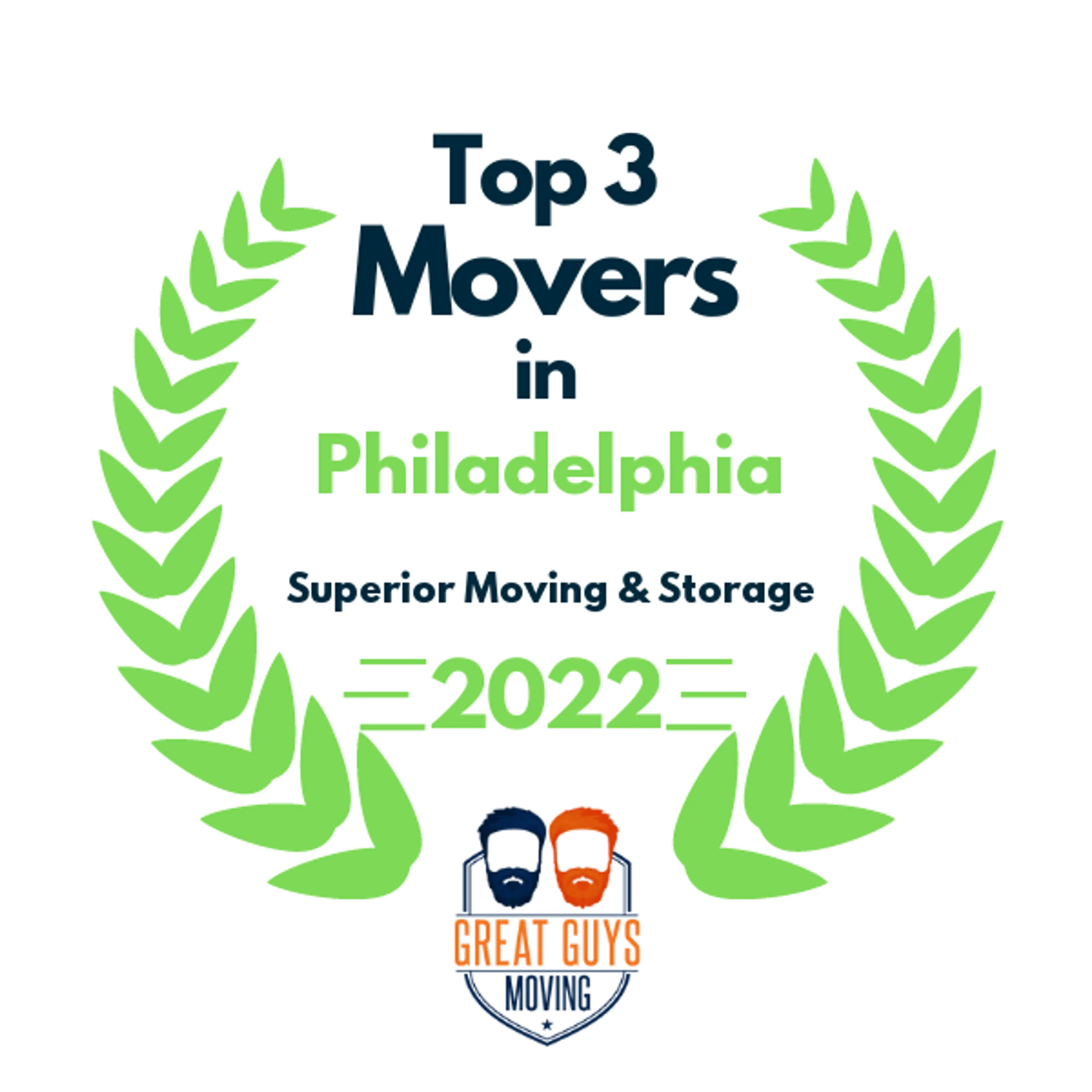 Top 3 Movers in Philadelphia, PA 2022 award