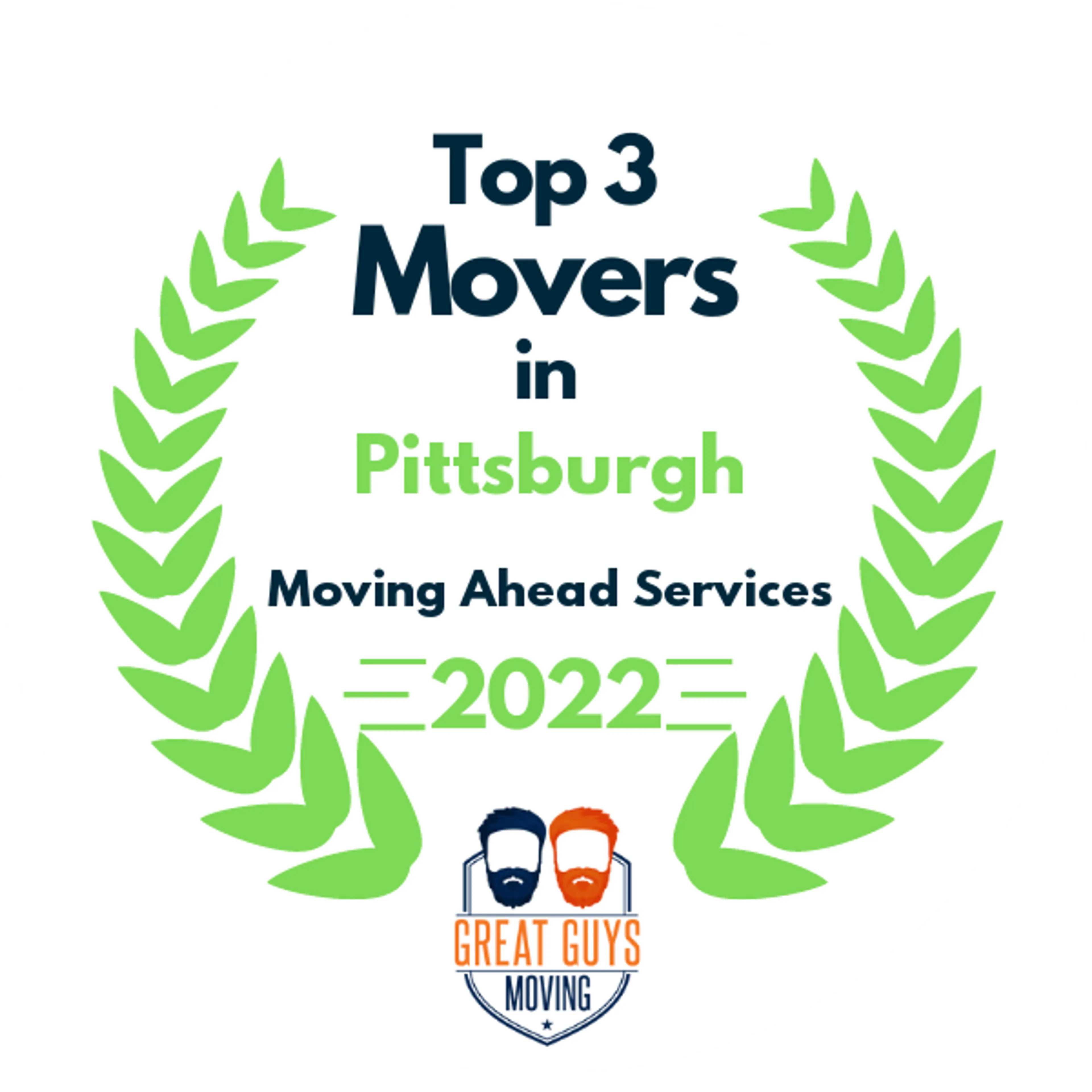 Top 3 Movers in Pittsburgh, PA 2022 award