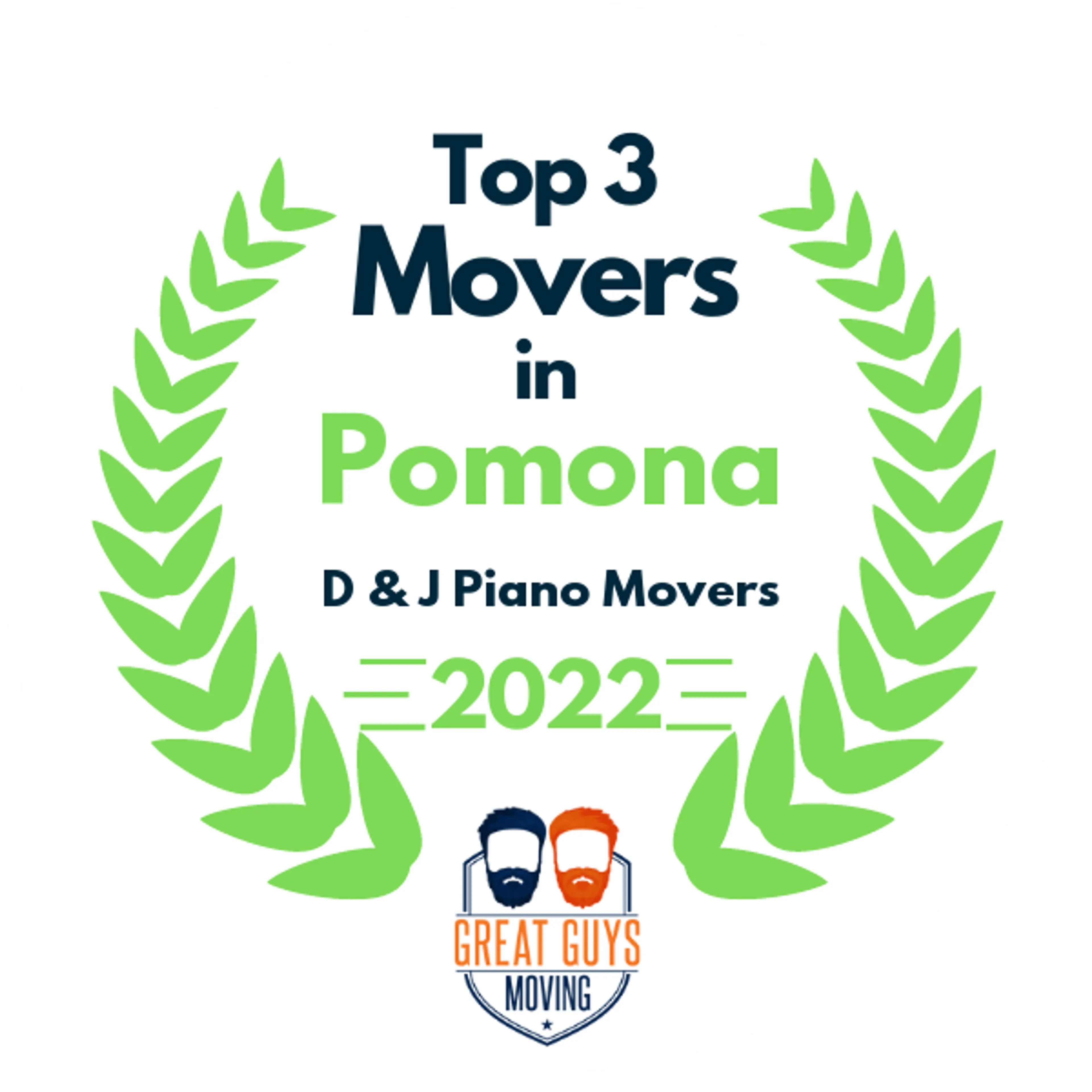 Top 3 Movers in Pomona, CA 2022 award