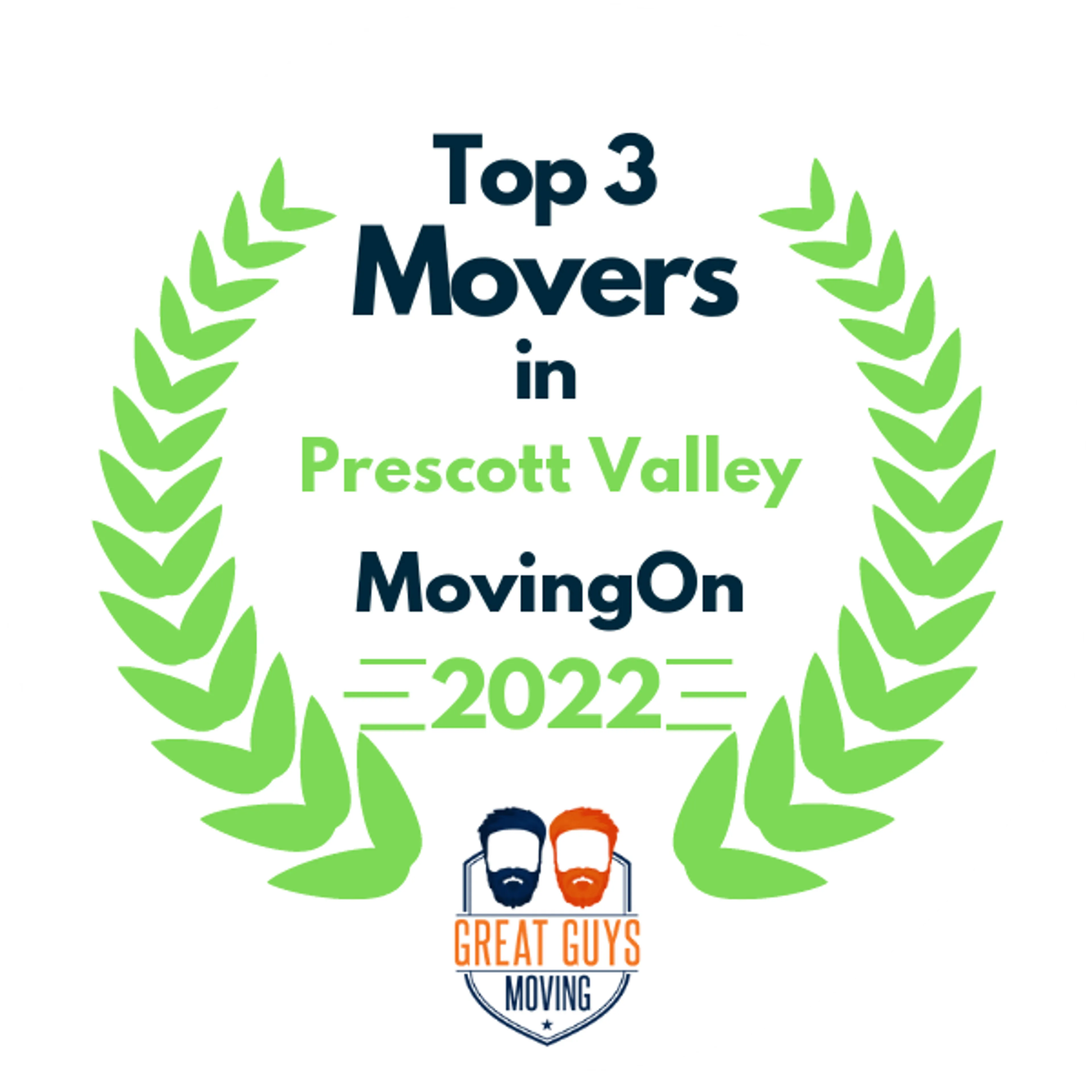 Top 3 Movers in Prescott Valley, AZ 2022 award