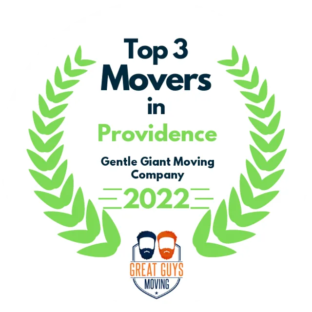 Top 3 Movers in Providence, RI 2022 award