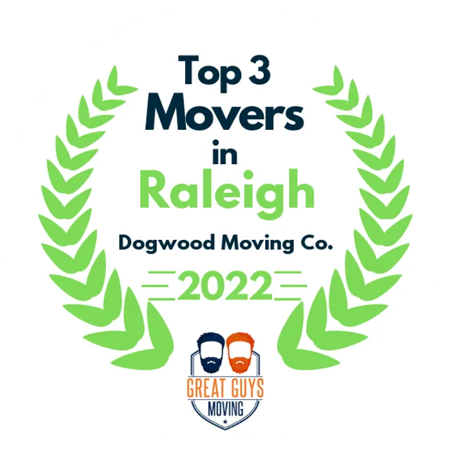 Top 3 Movers in Raleigh, NC 2022 award