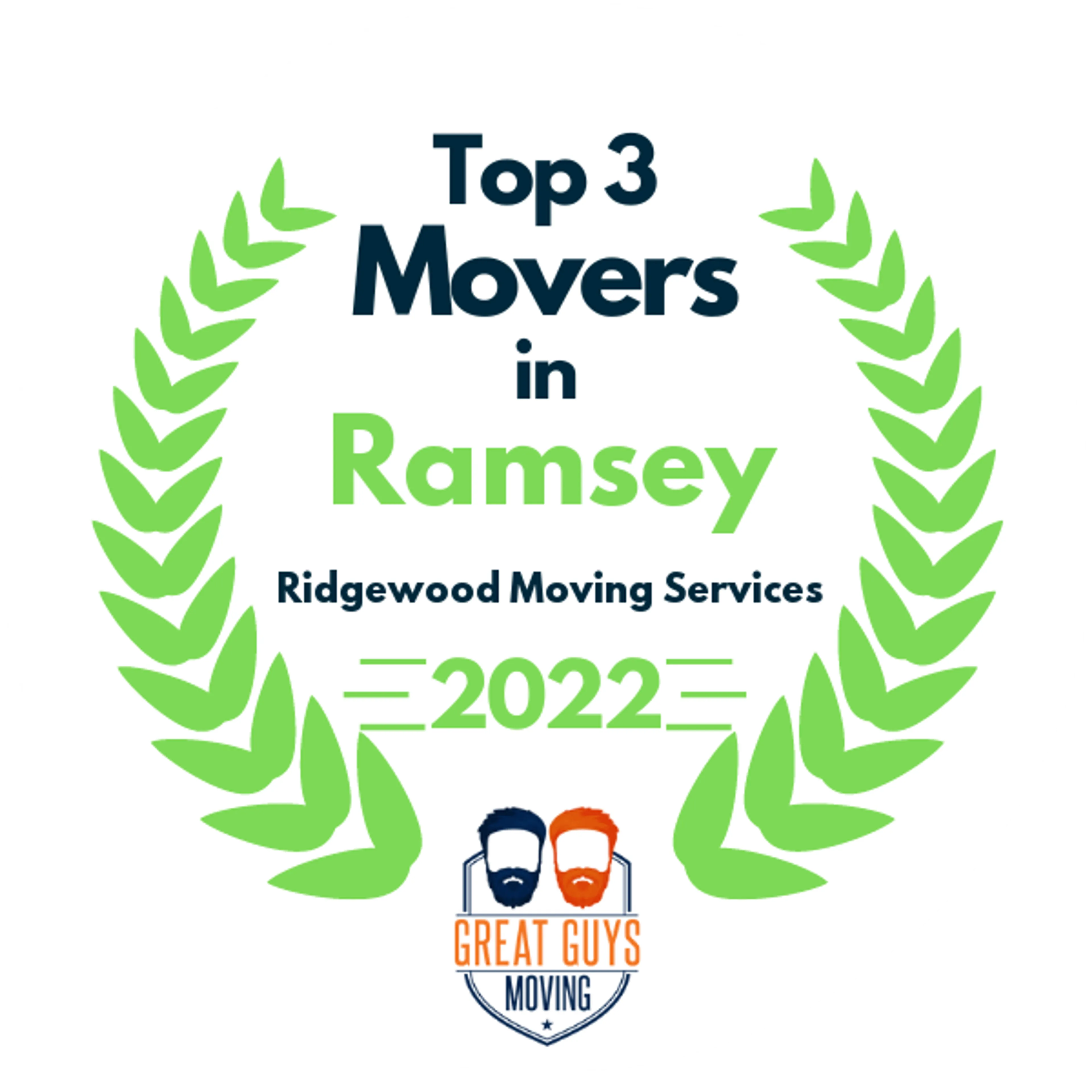 Top 3 Movers in New Brunswick, NJ 2022 award