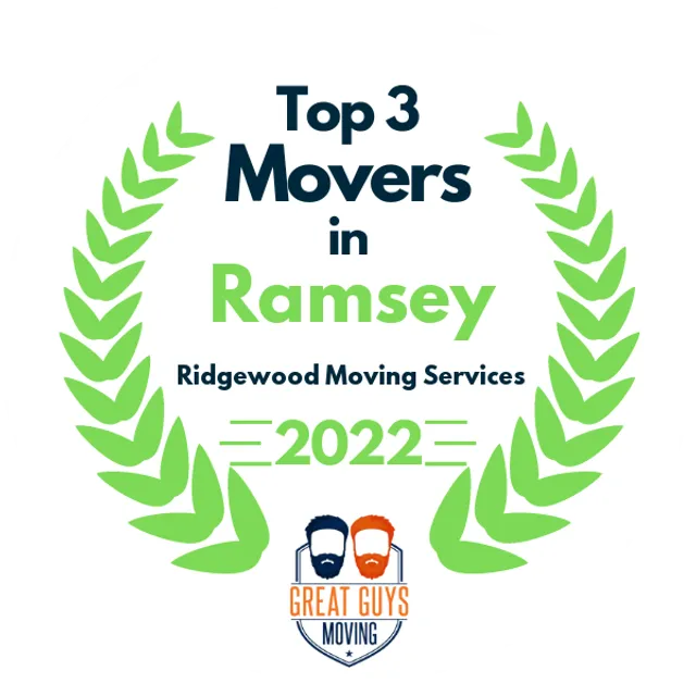 Top 3 Movers in New Brunswick, NJ 2022 award