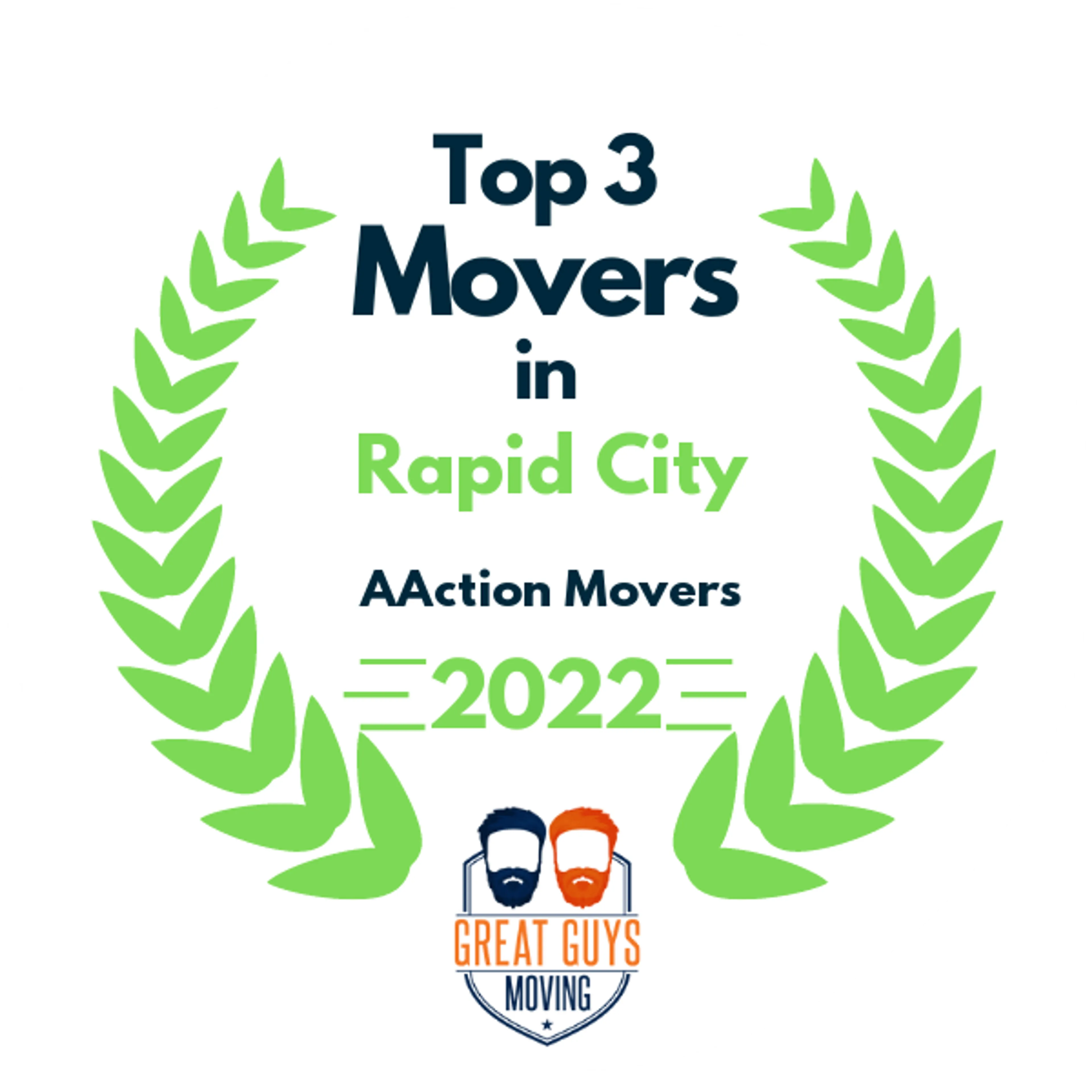 Top 3 Movers in Rapid City, SD 2022 award