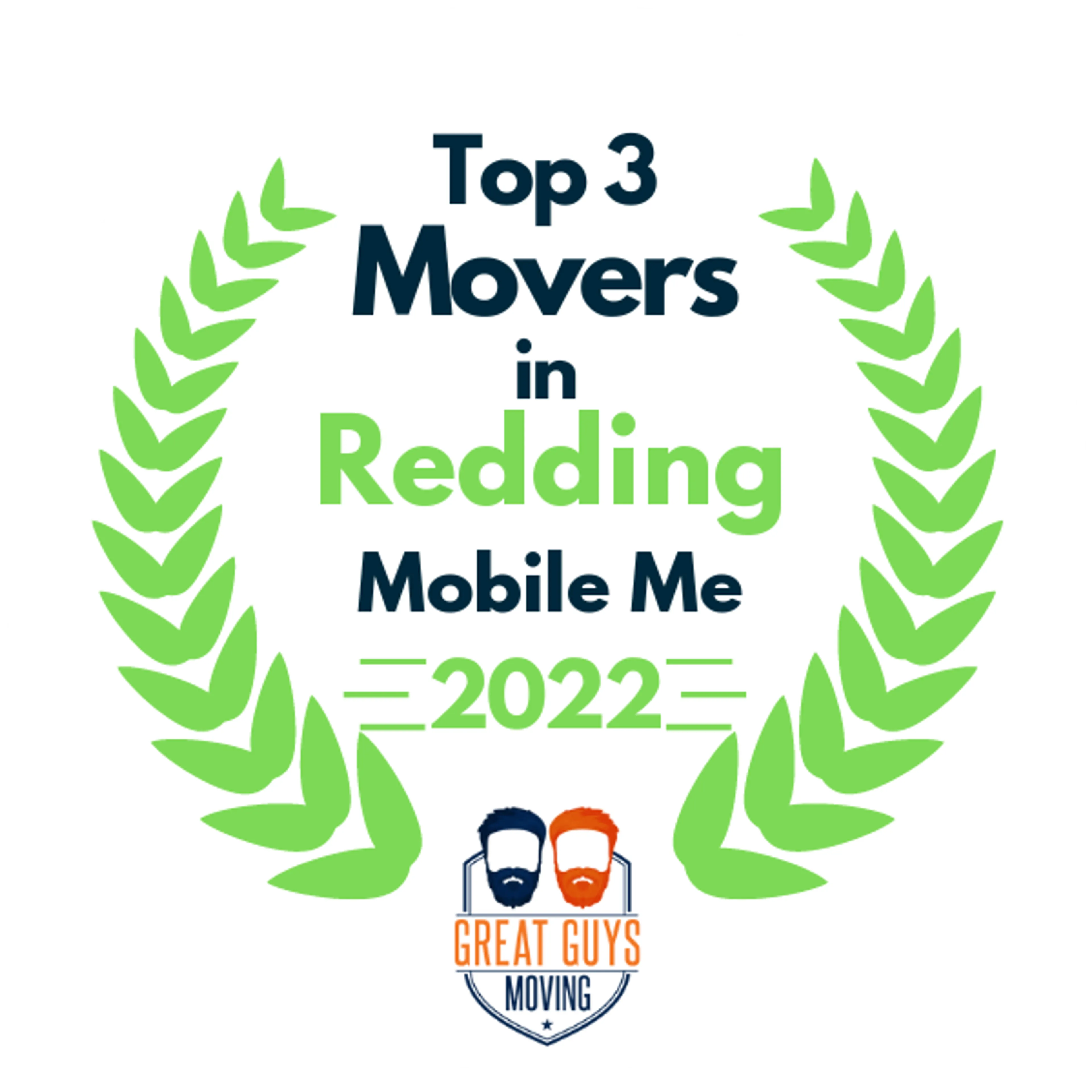 Top 3 Movers in Redding, CA 2022 award