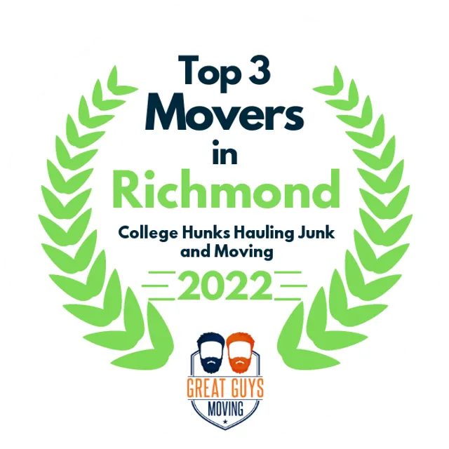 Top 3 Movers in Richmond, VA 2022 award