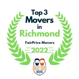 top 3 ranked movers in richmond 2022 fairprice movers image