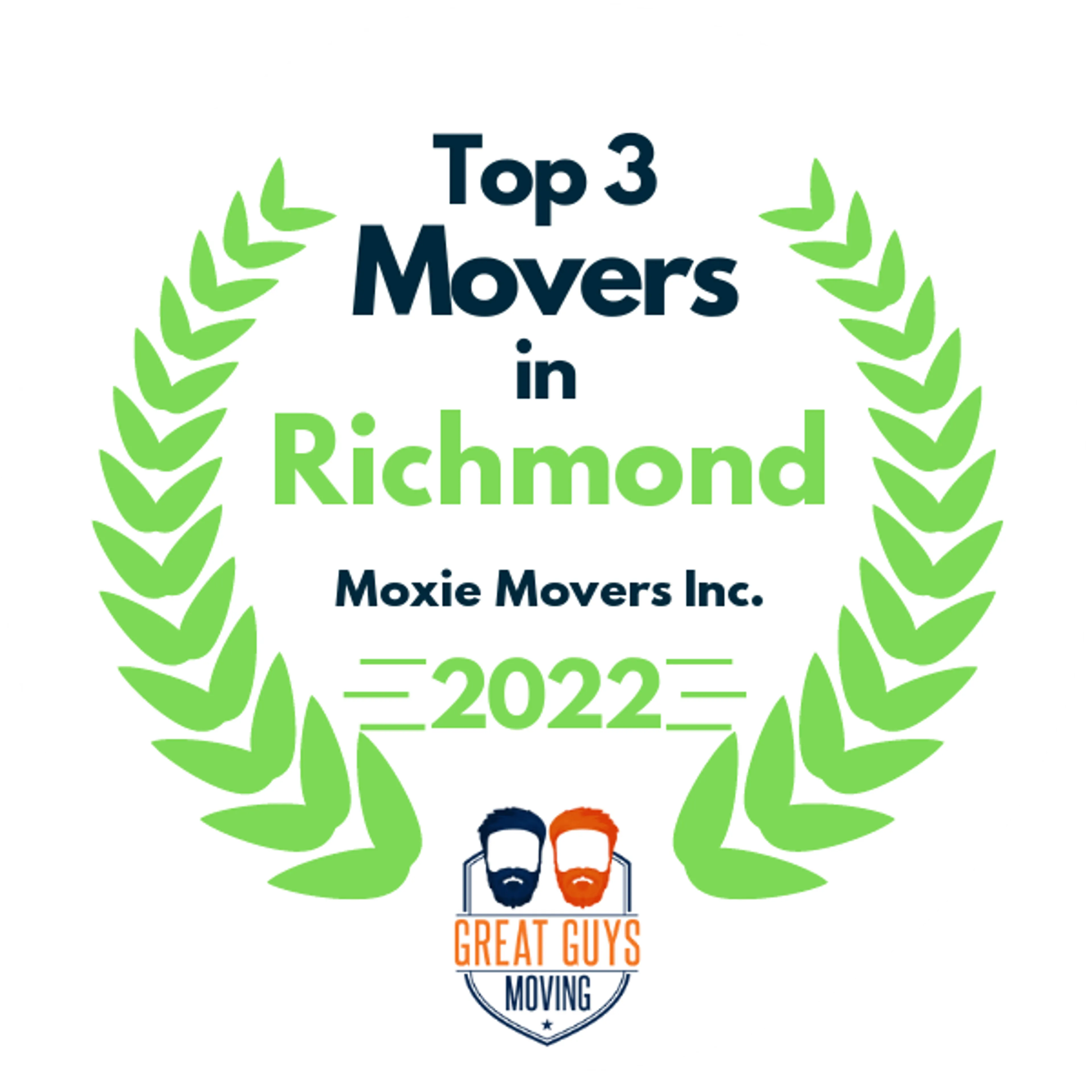 Top 3 Movers in Richmond, VA 2022 award