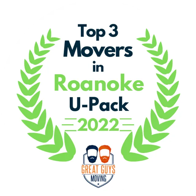 Top 3 Movers in Roanoke, VA 2022 award