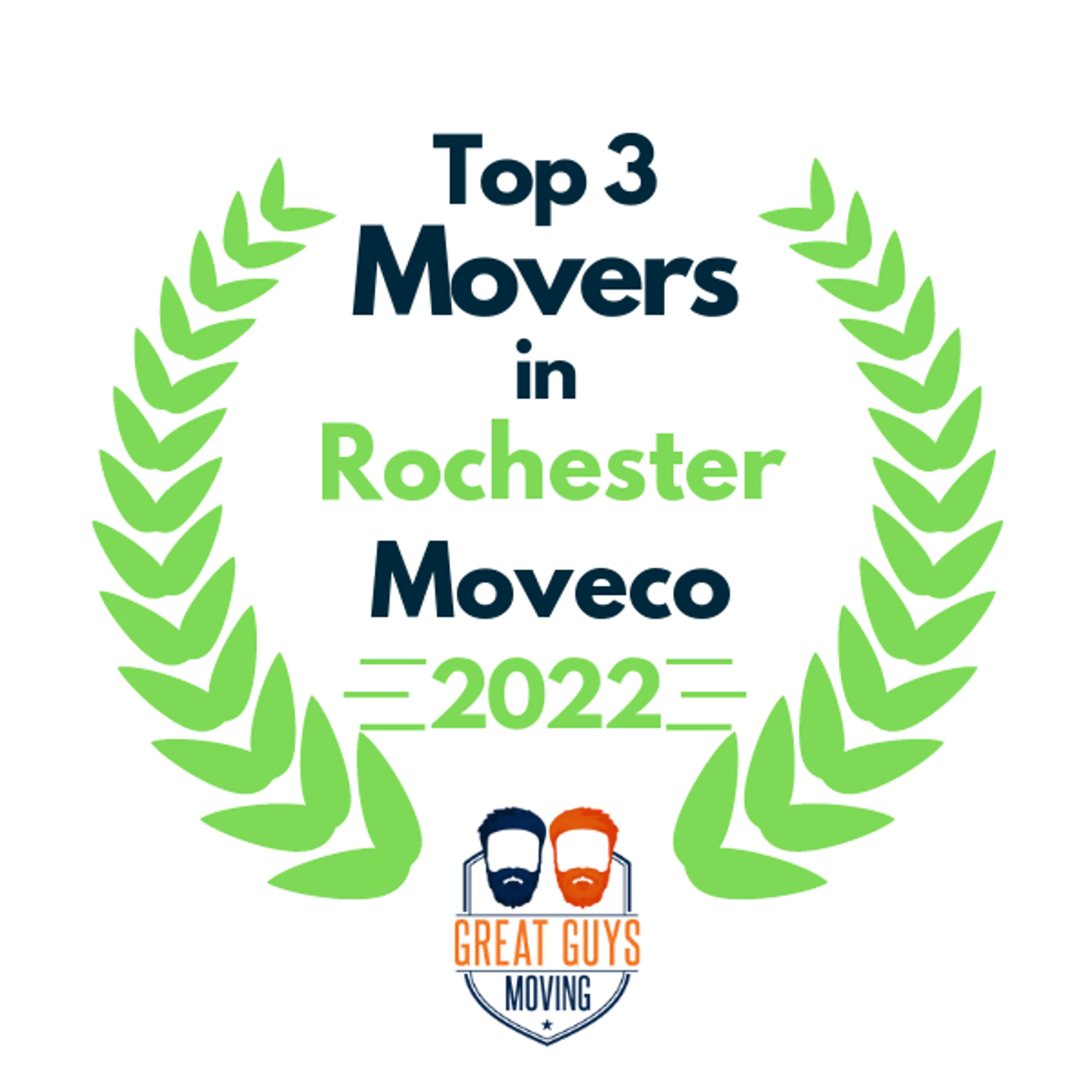 Top 3 Movers in Rochester, NY 2022 award