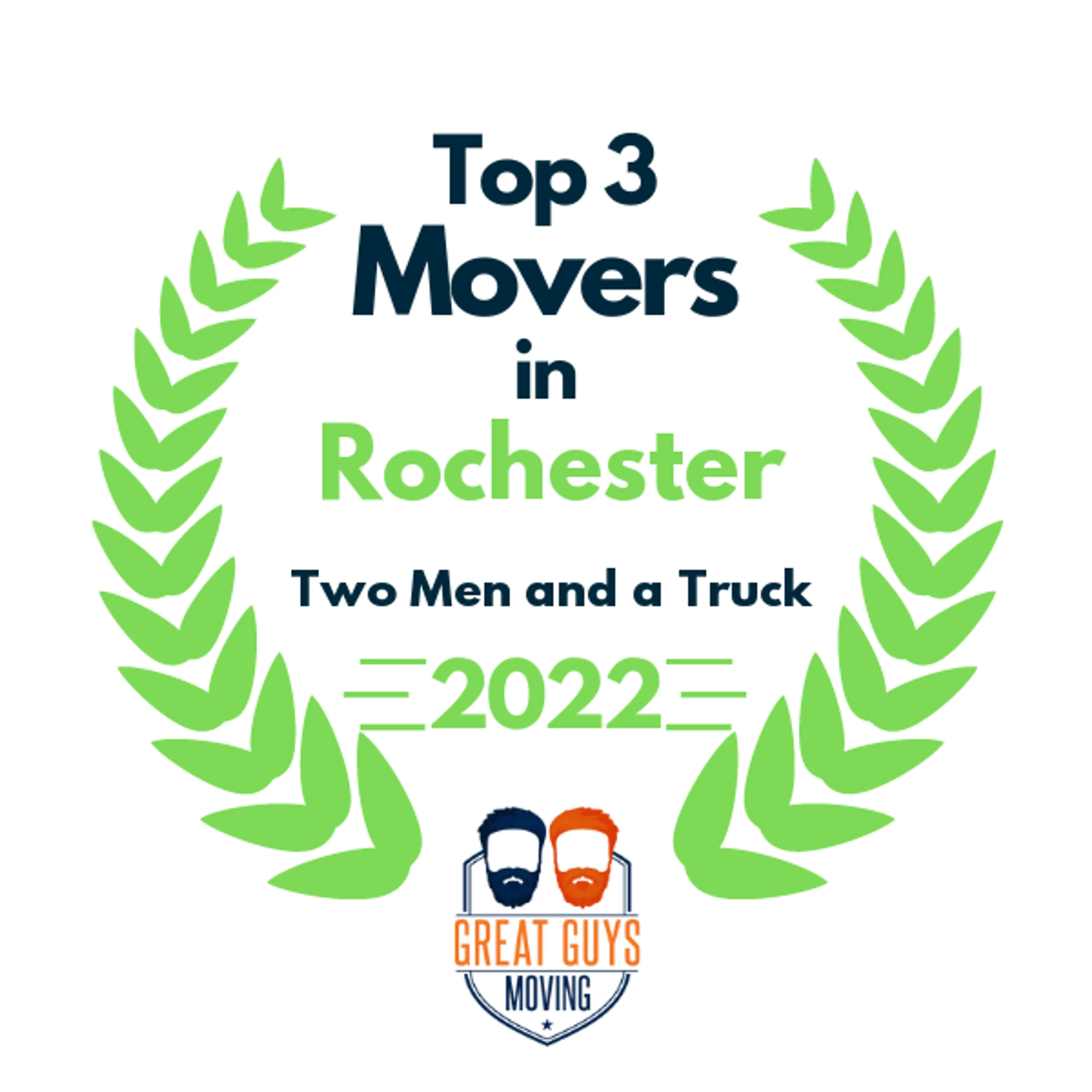 Top 3 Movers in Rochester, MN 2022 award