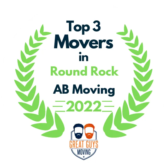 Top 3 Movers in Austin, TX 2022 award