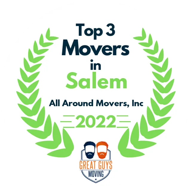 Top 3 Movers in Salem, OR 2022 award