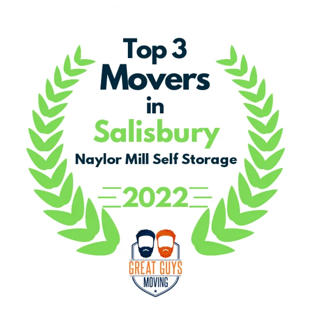 Top 3 Movers in Salisbury, MD 2022 award