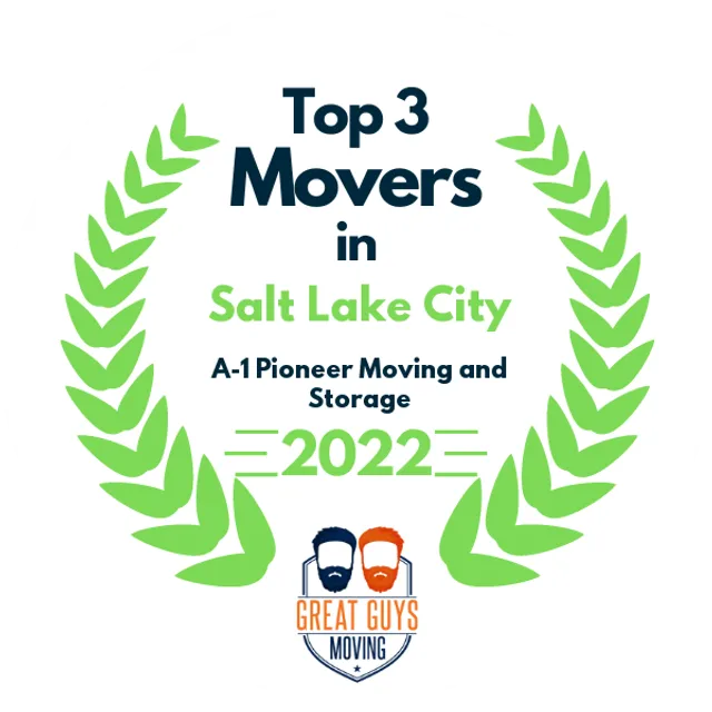 Top 3 Movers in Salt Lake City, UT 2022 award