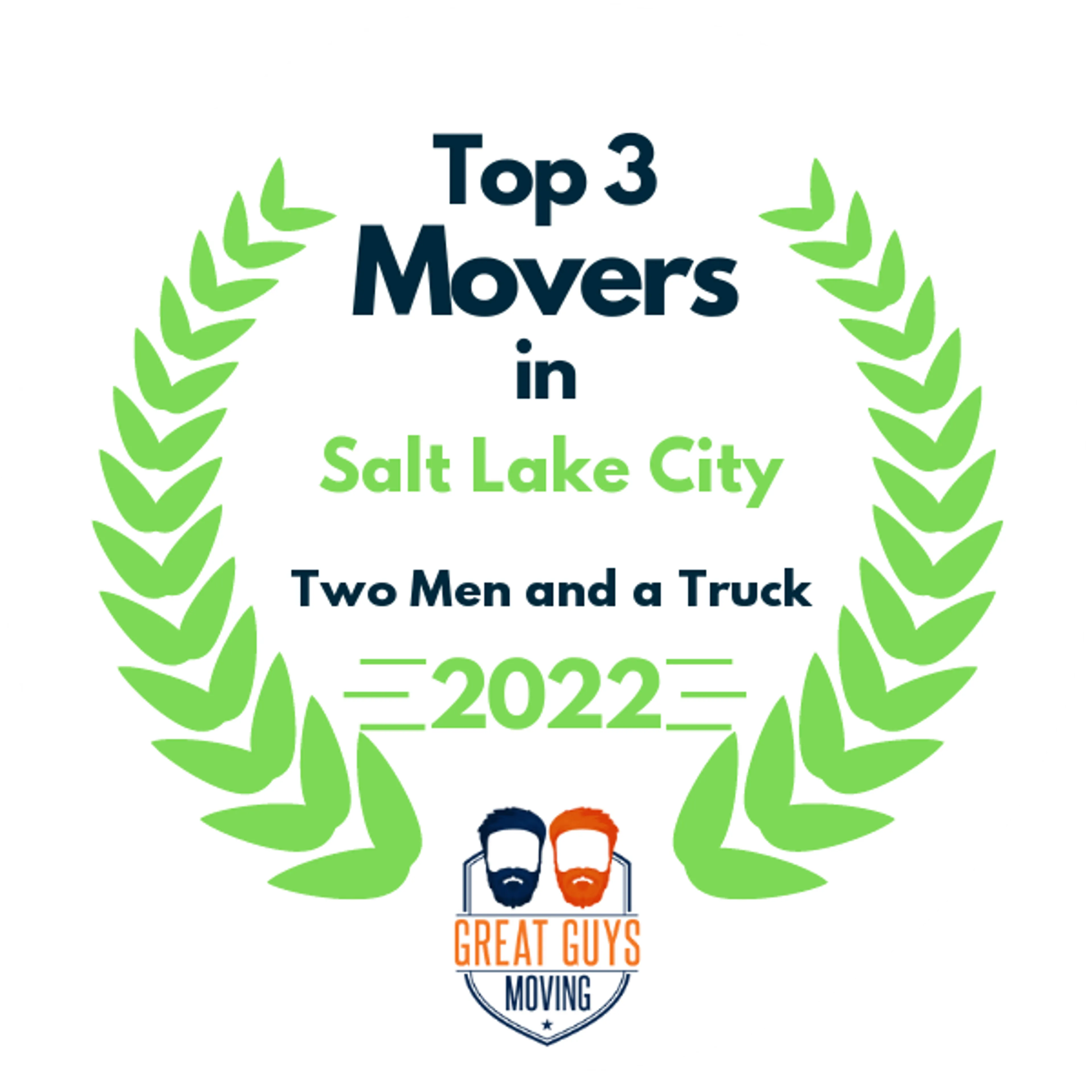 Top 3 Movers in Salt Lake City, UT 2022 award