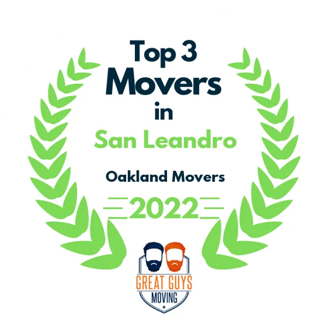 Top 3 Movers in Oakland, CA 2022 award