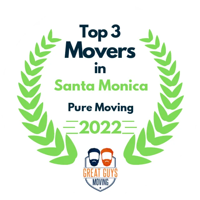 Top 3 Movers in Santa Ana, CA 2022 award