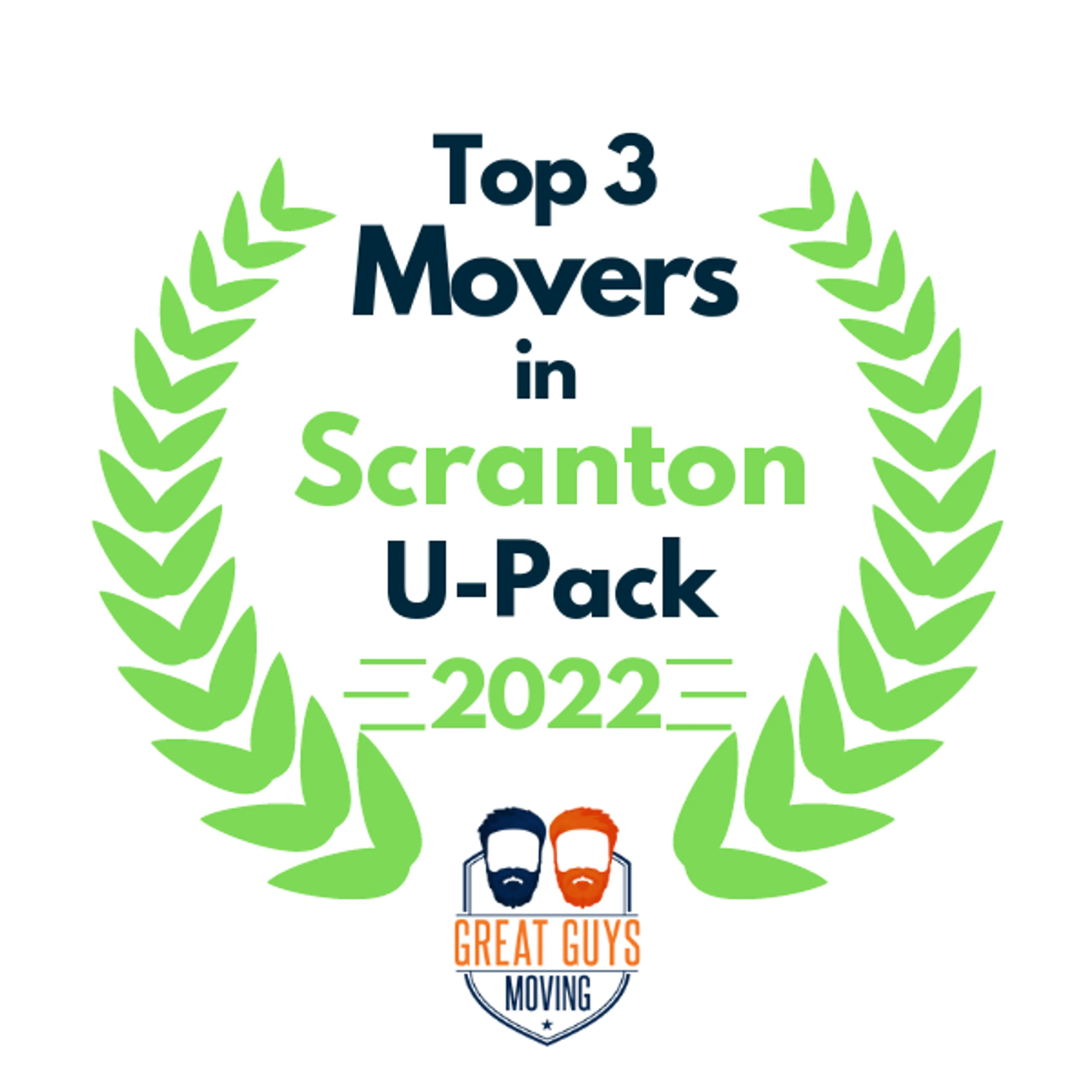 Top 3 Movers in Scranton, PA 2022 award