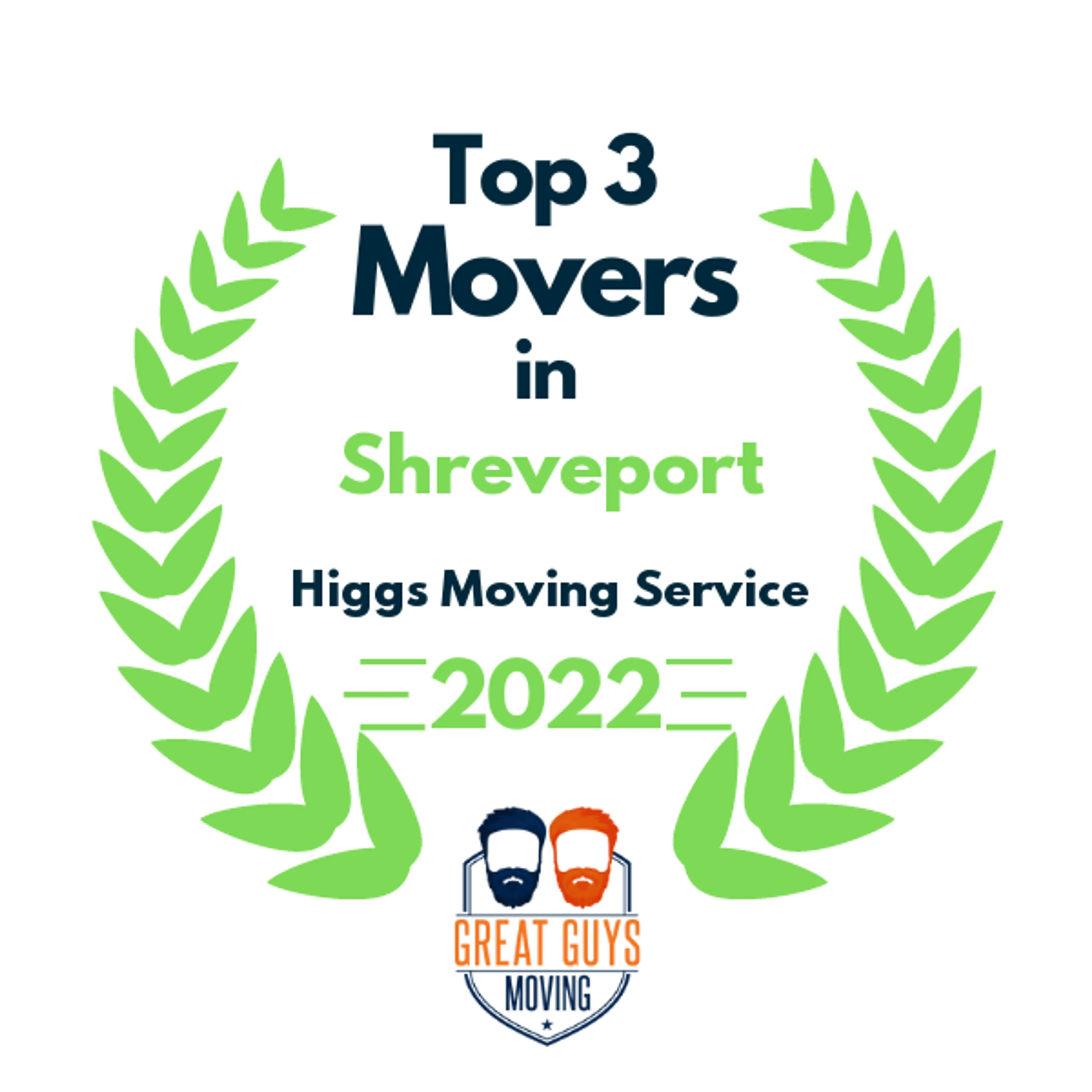 Top 3 Movers in Shreveport, LA 2022 award