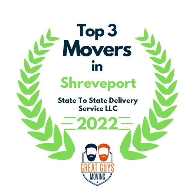 Top 3 Movers in Shreveport, LA 2022 award