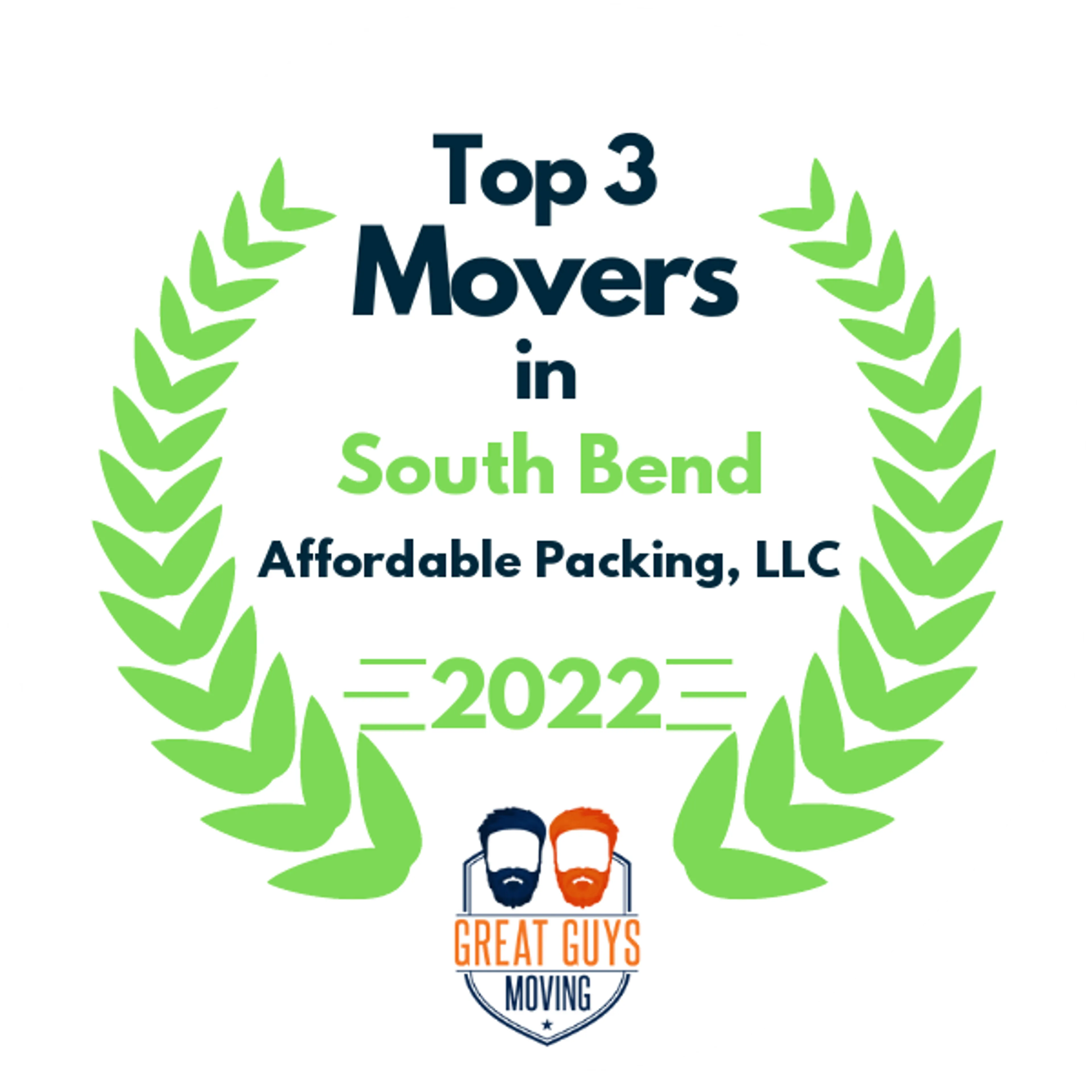 Top 3 Movers in South Bend, IN 2022 award