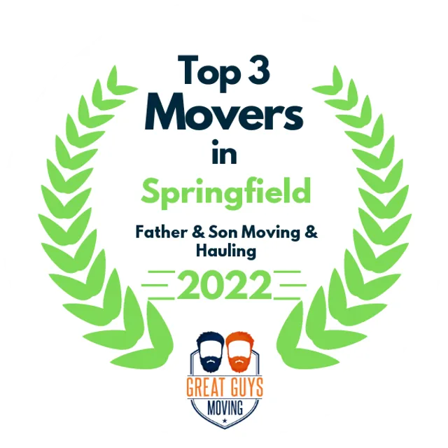 Top 3 Movers in Springfield, IL 2022 award