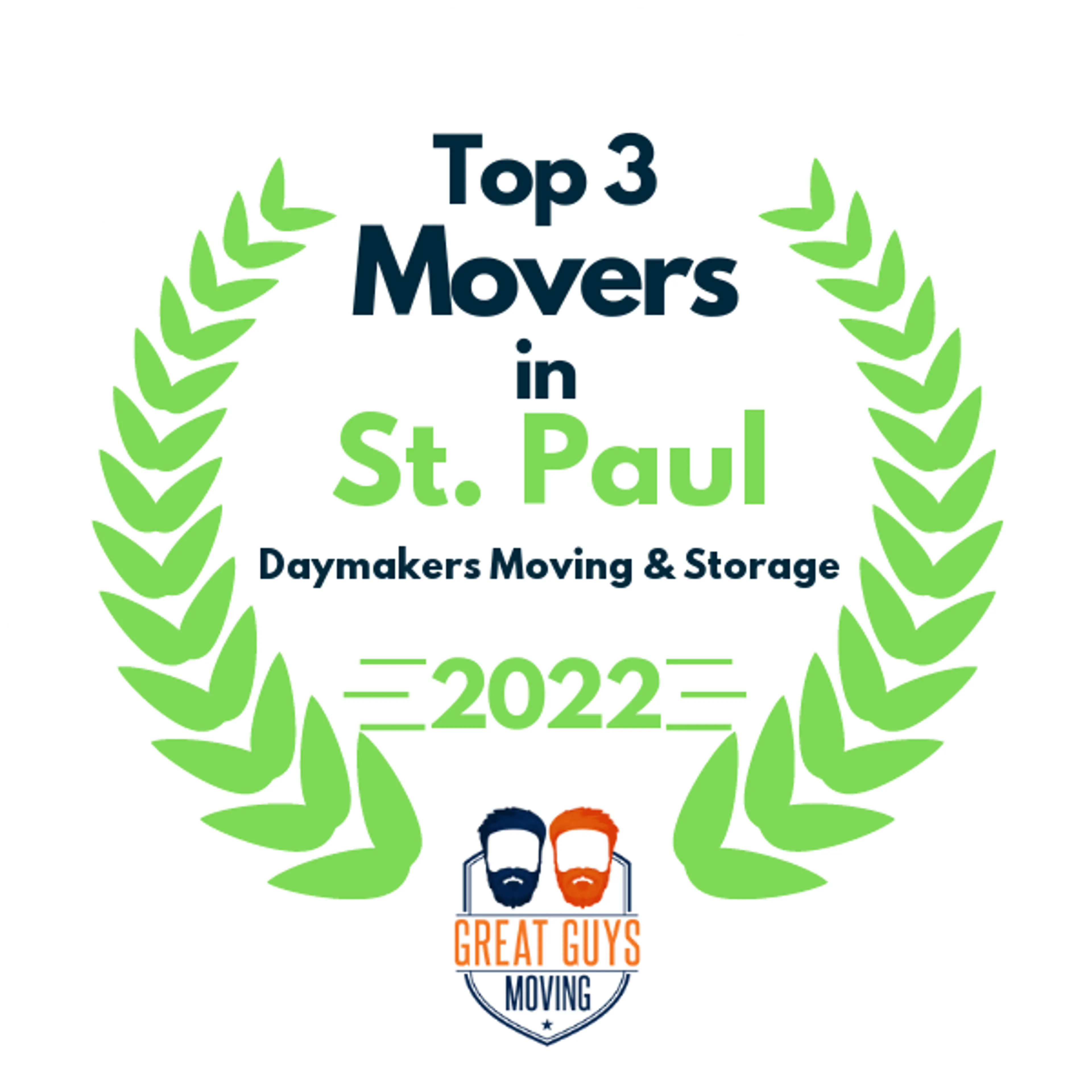 Top 3 Movers in St. Paul, MN 2022 award
