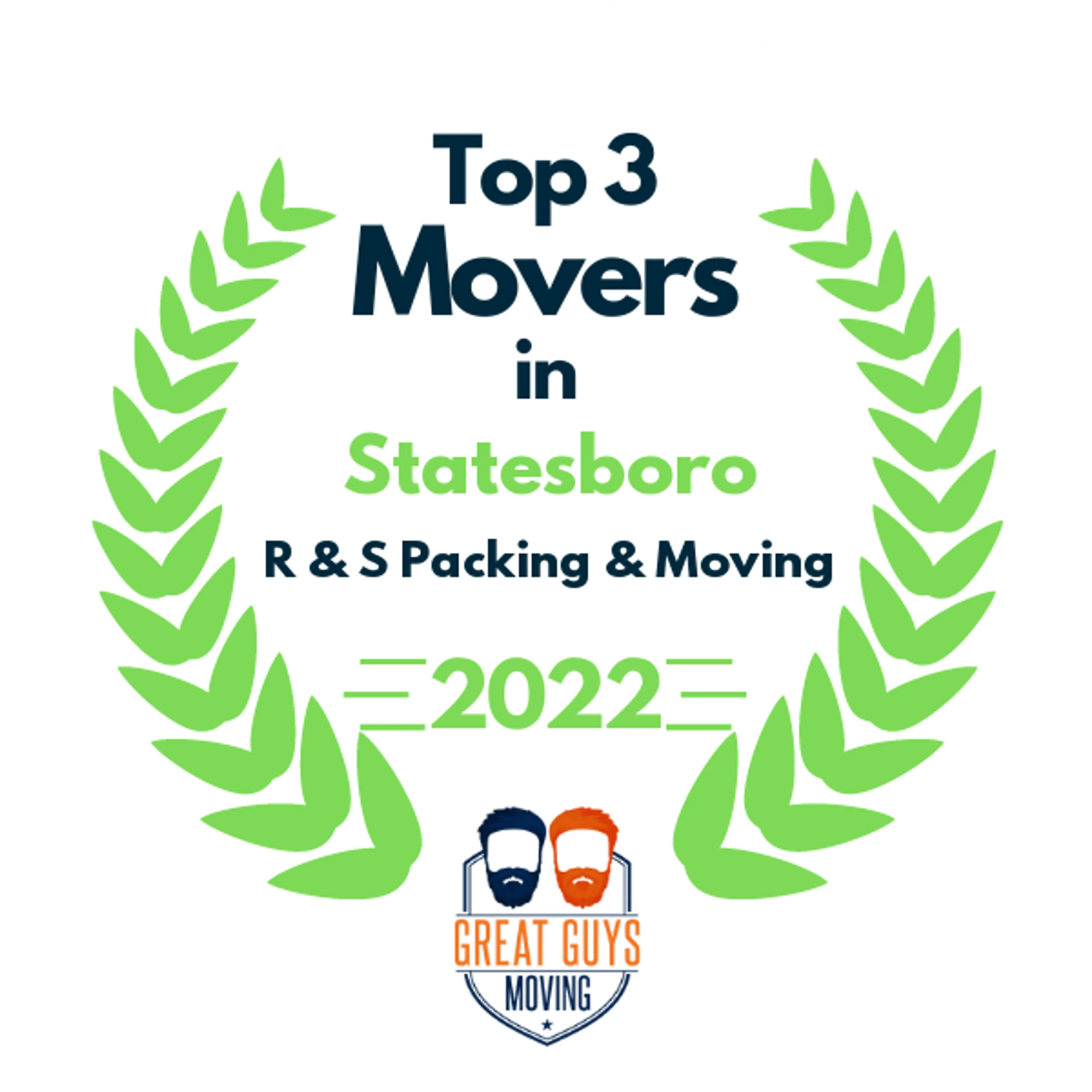Top 3 Movers in Statesboro, GA 2022 award