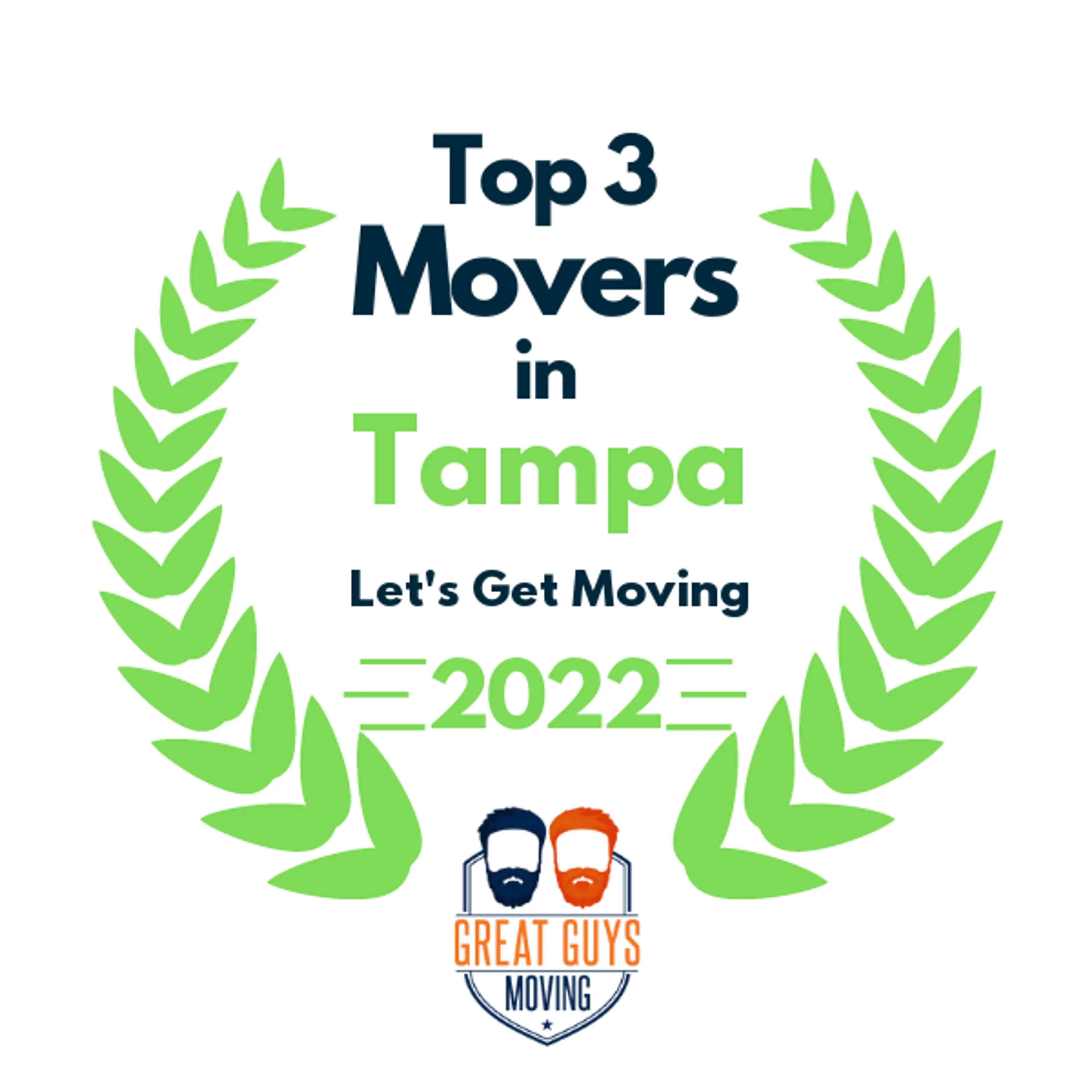 Top 3 Movers in Tampa, FL 2022 award