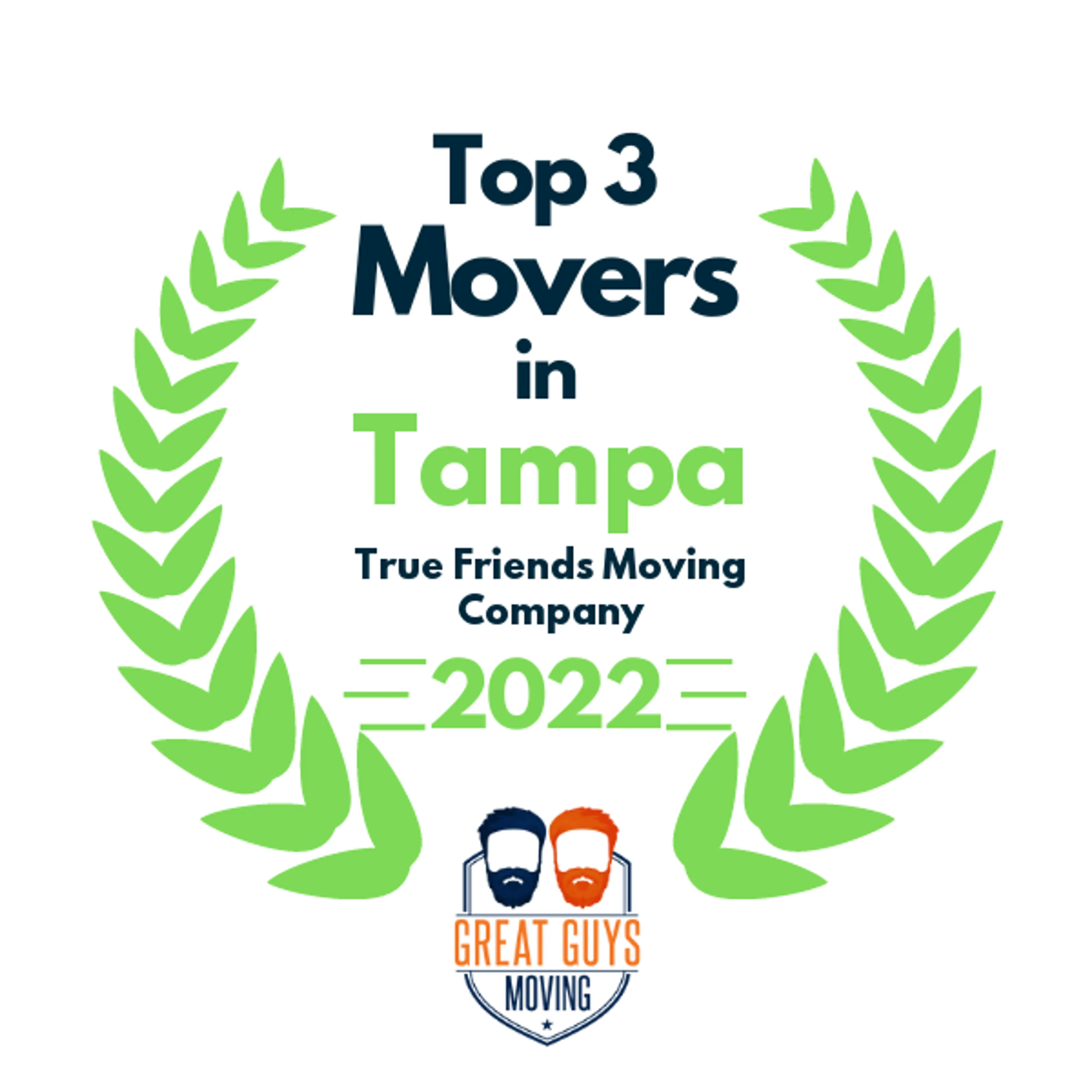 Top 3 Movers in Tampa, FL 2022 award