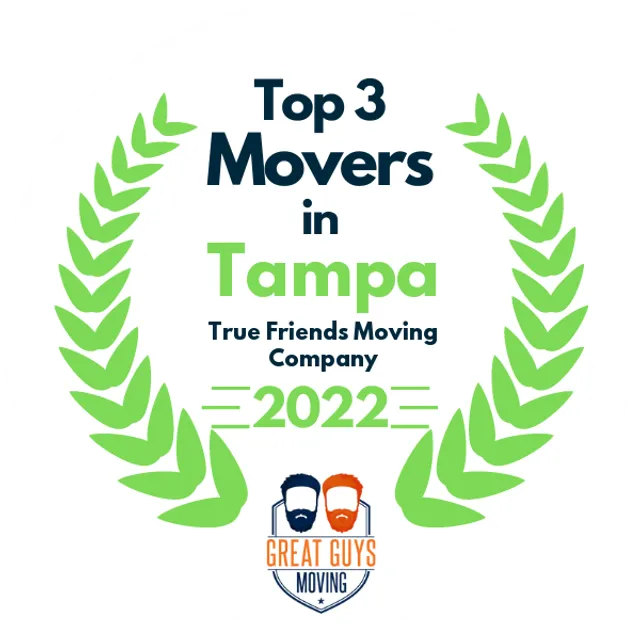 Top 3 Movers in Tampa, FL 2022 award