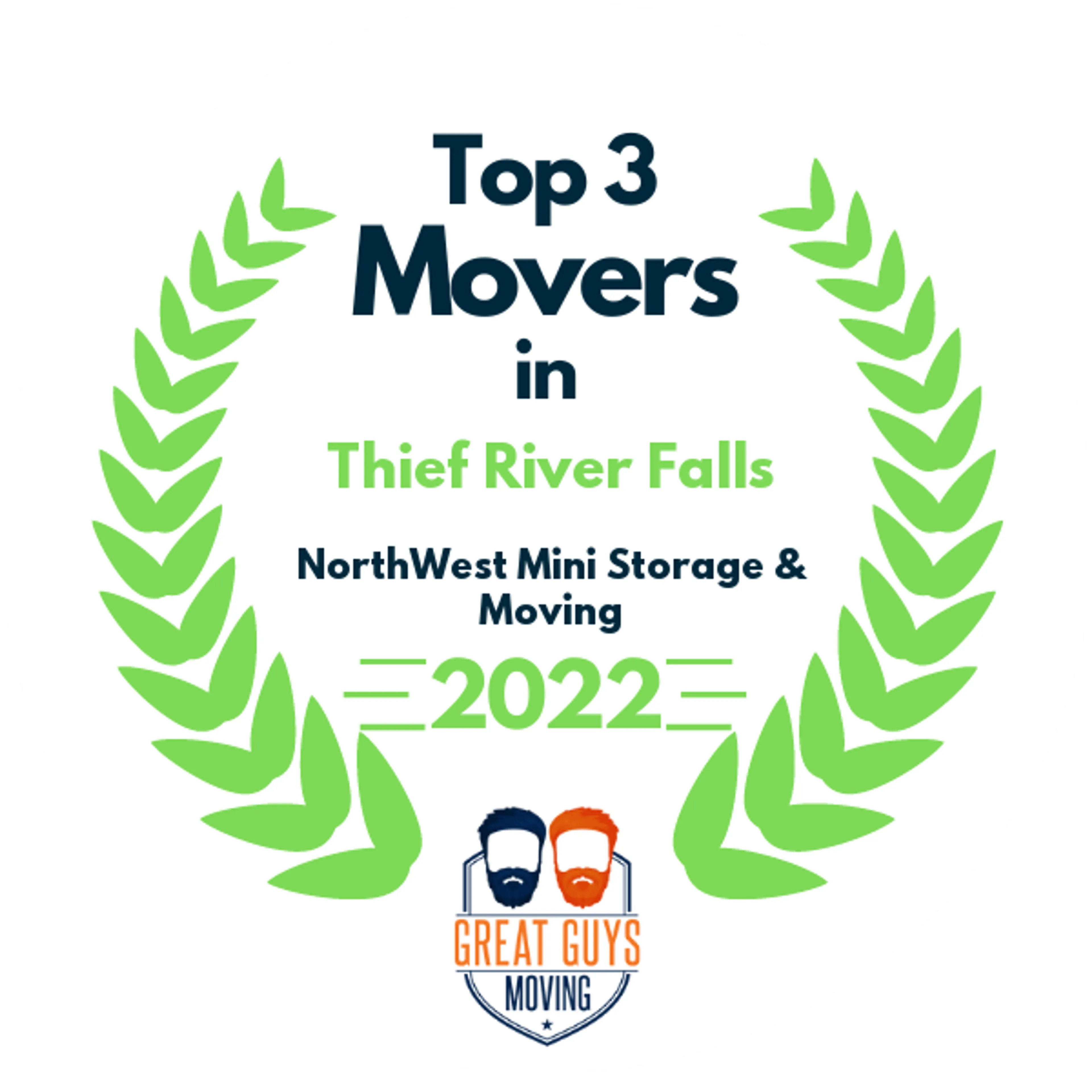Top 3 Movers in Thief River Falls, MN 2022 award