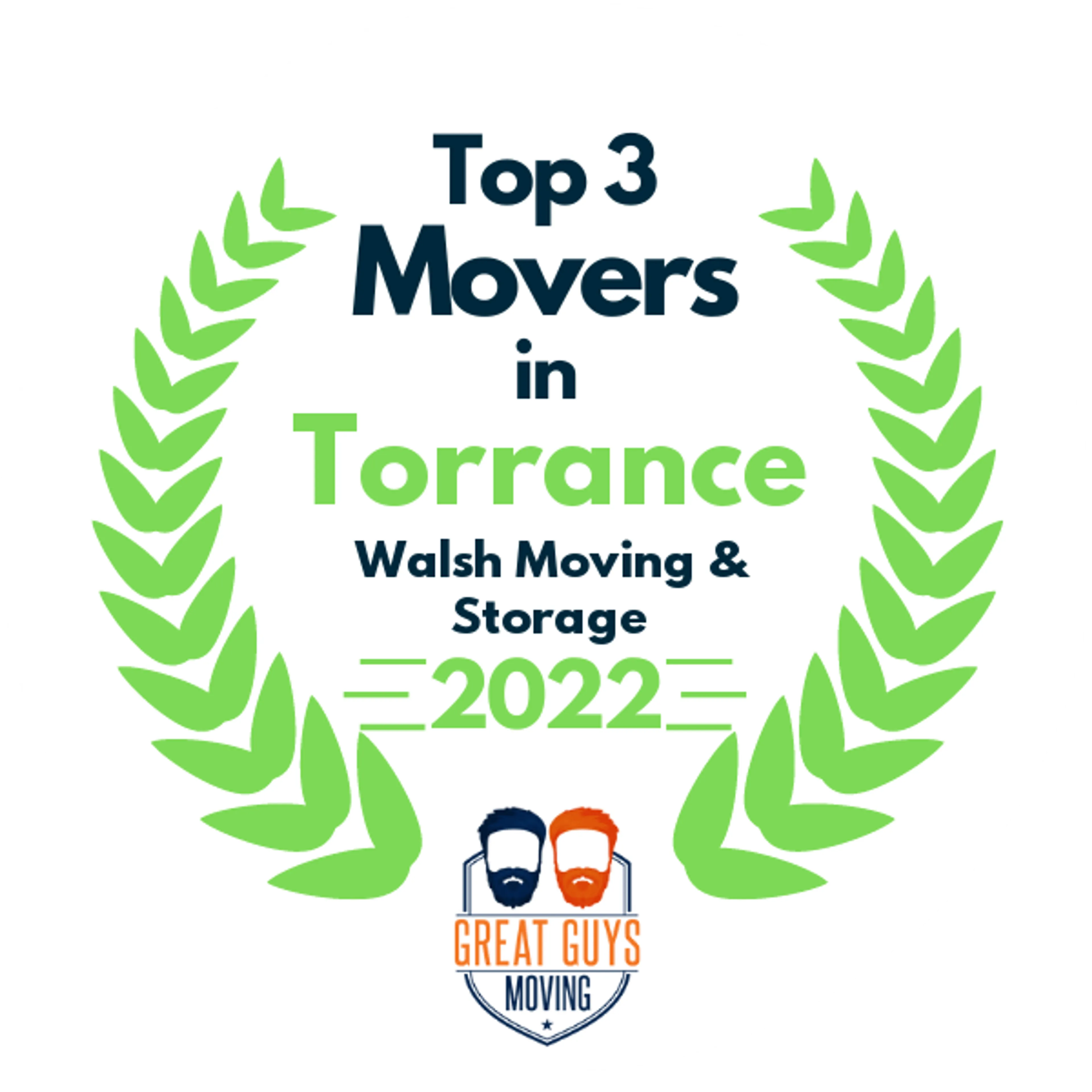 Top 3 Movers in Long Beach, CA 2022 award