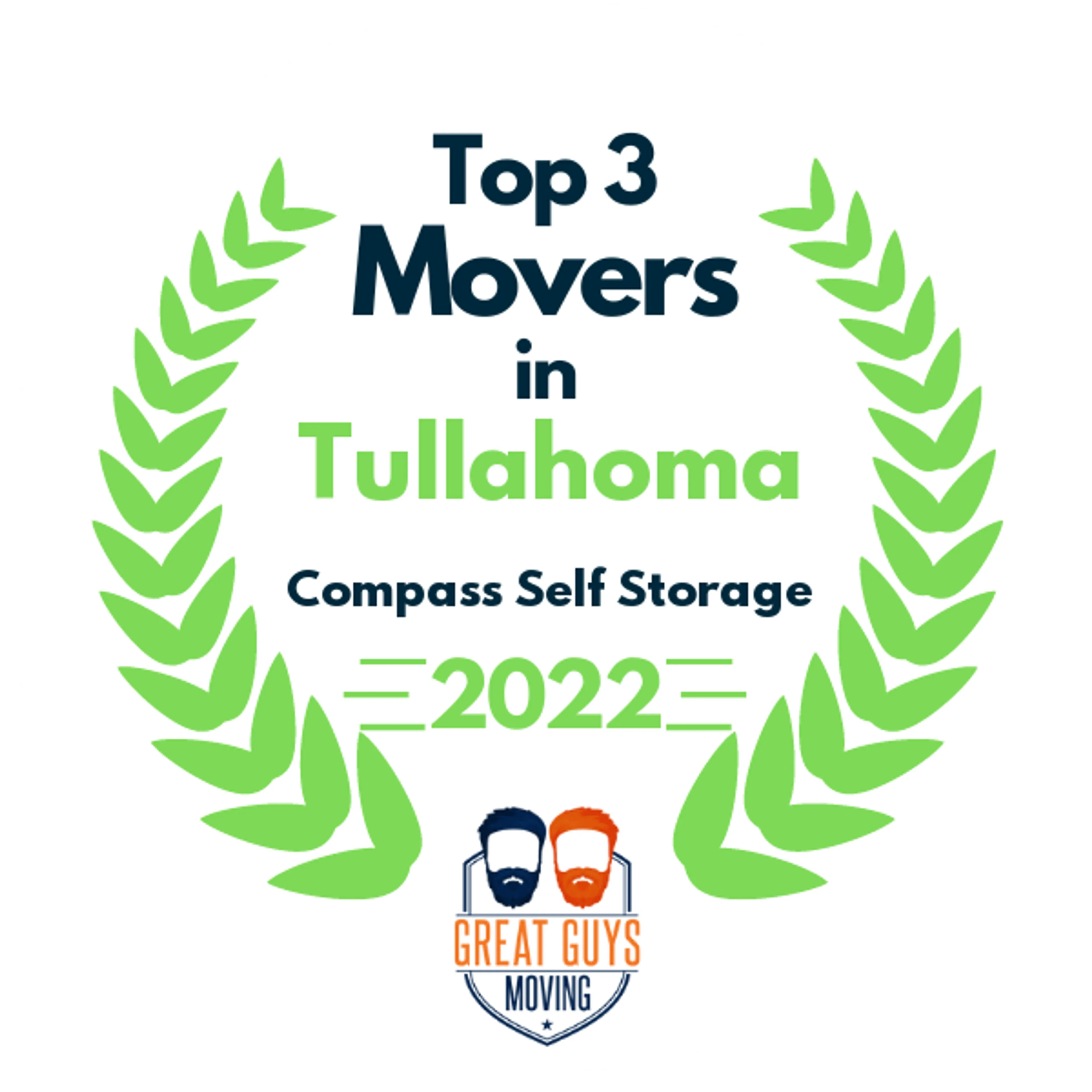 Top 3 Movers in Shelbyville, TN 2022 award