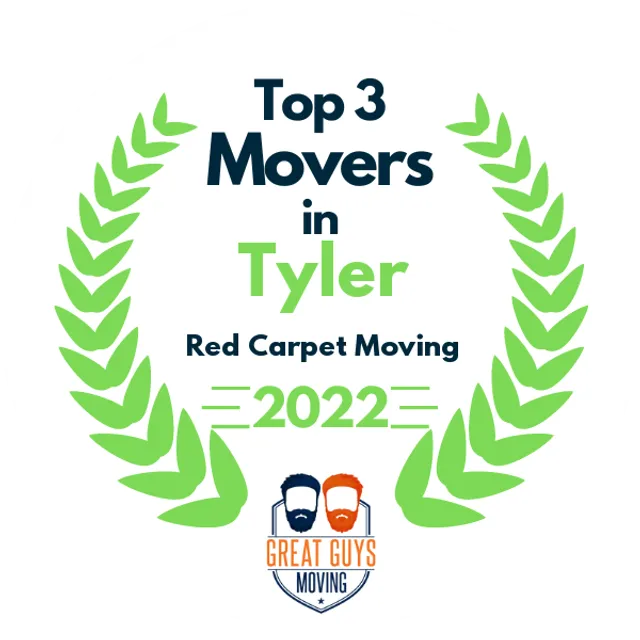 Top 3 Movers in Tyler, TX 2022 award