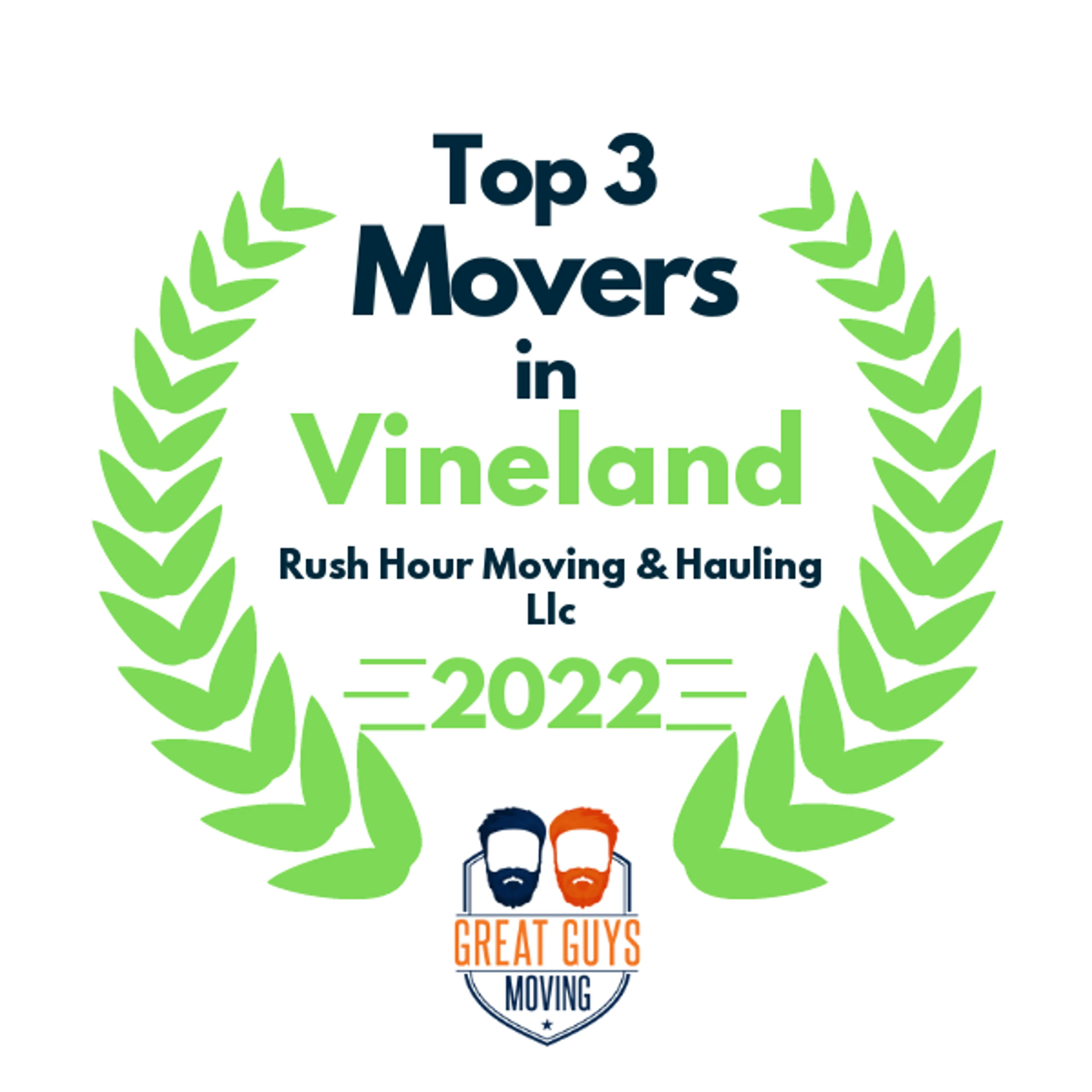 Top 3 Movers in Trenton, NJ 2022 award