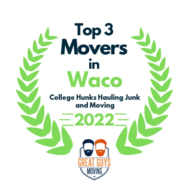 Top 3 Movers in Waco, TX 2022 award