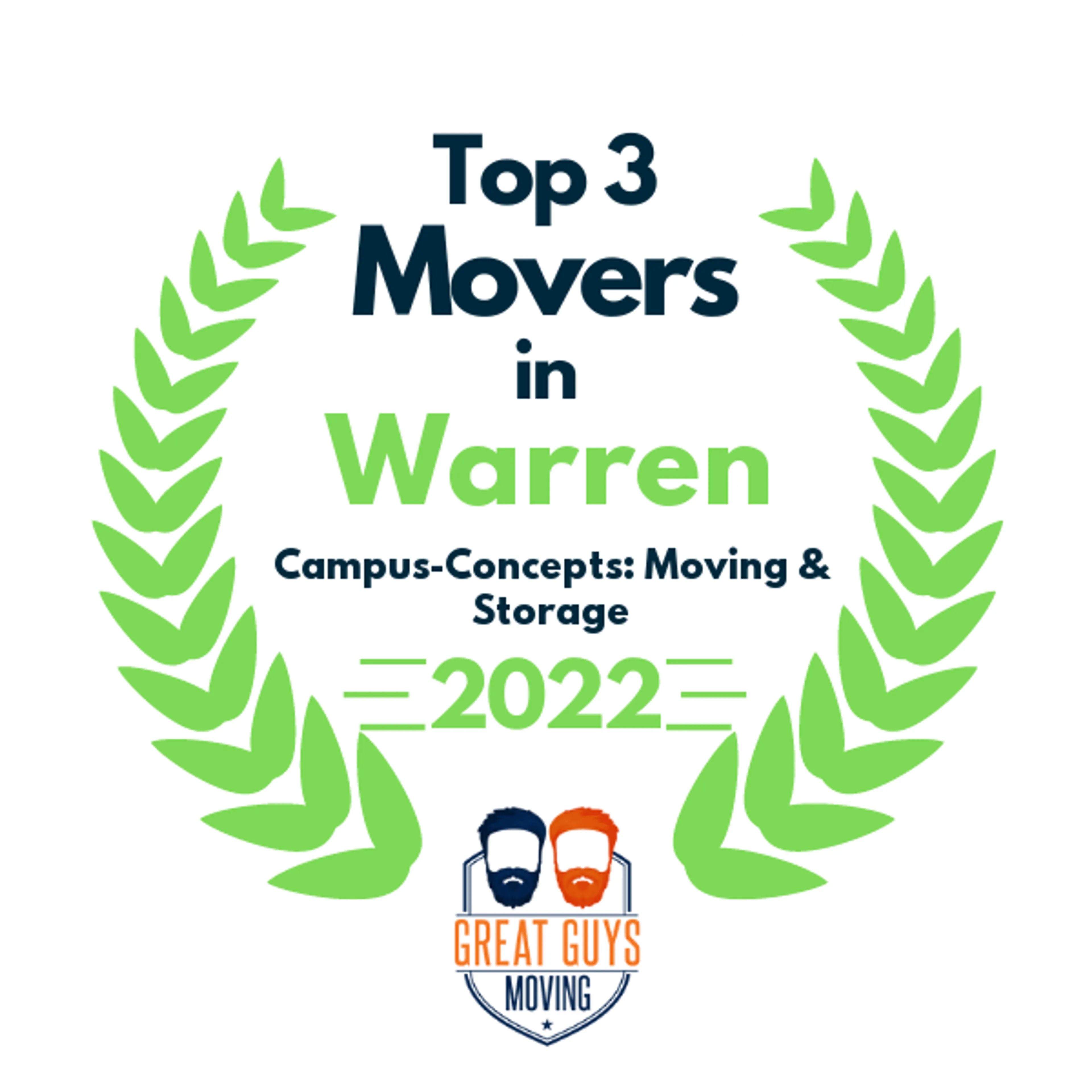 Top 3 Movers in Warren, MI 2022 award