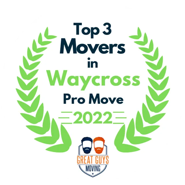 Top 3 Movers in Waycross, GA 2022 award