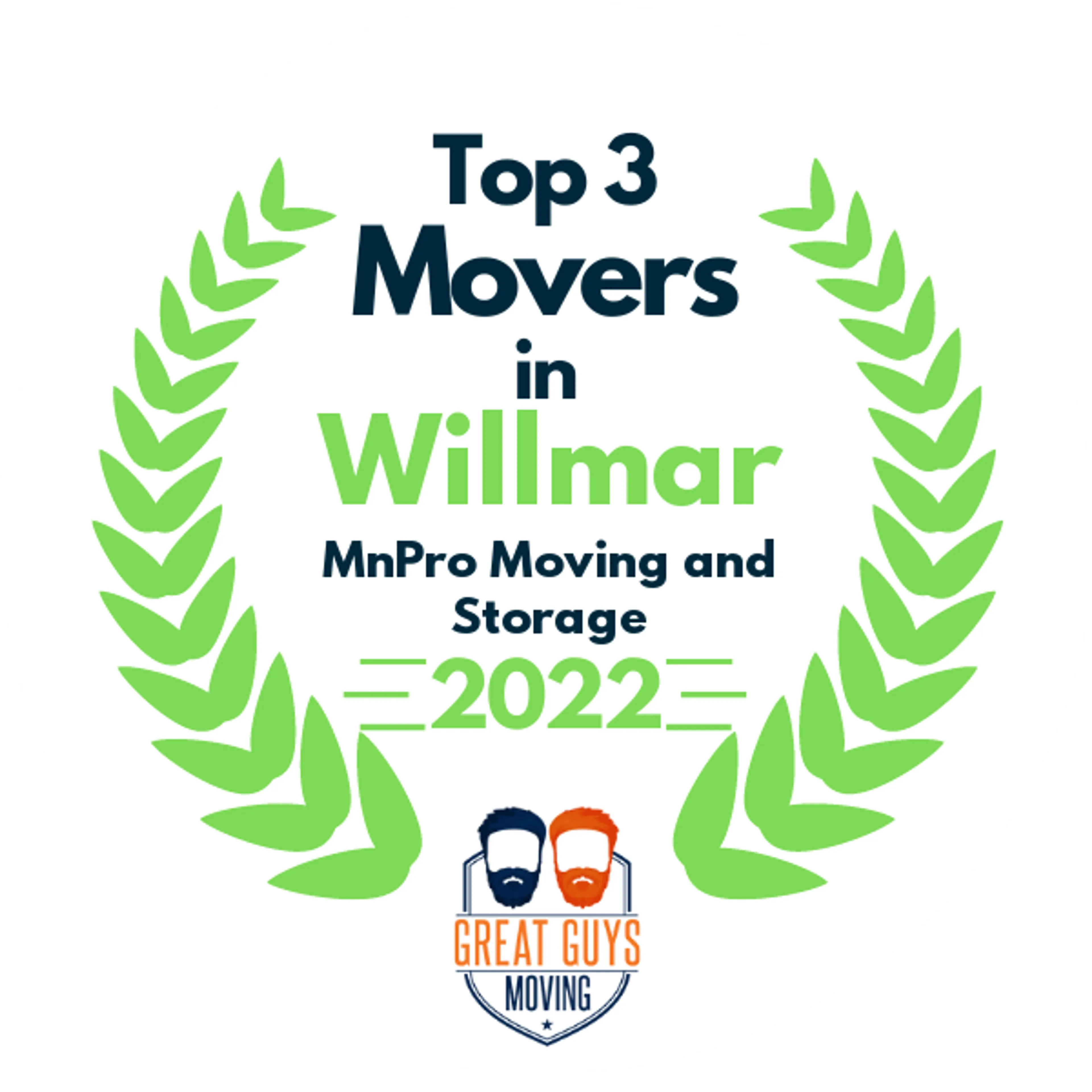 Top 3 Movers in Willmar, MN 2022 award