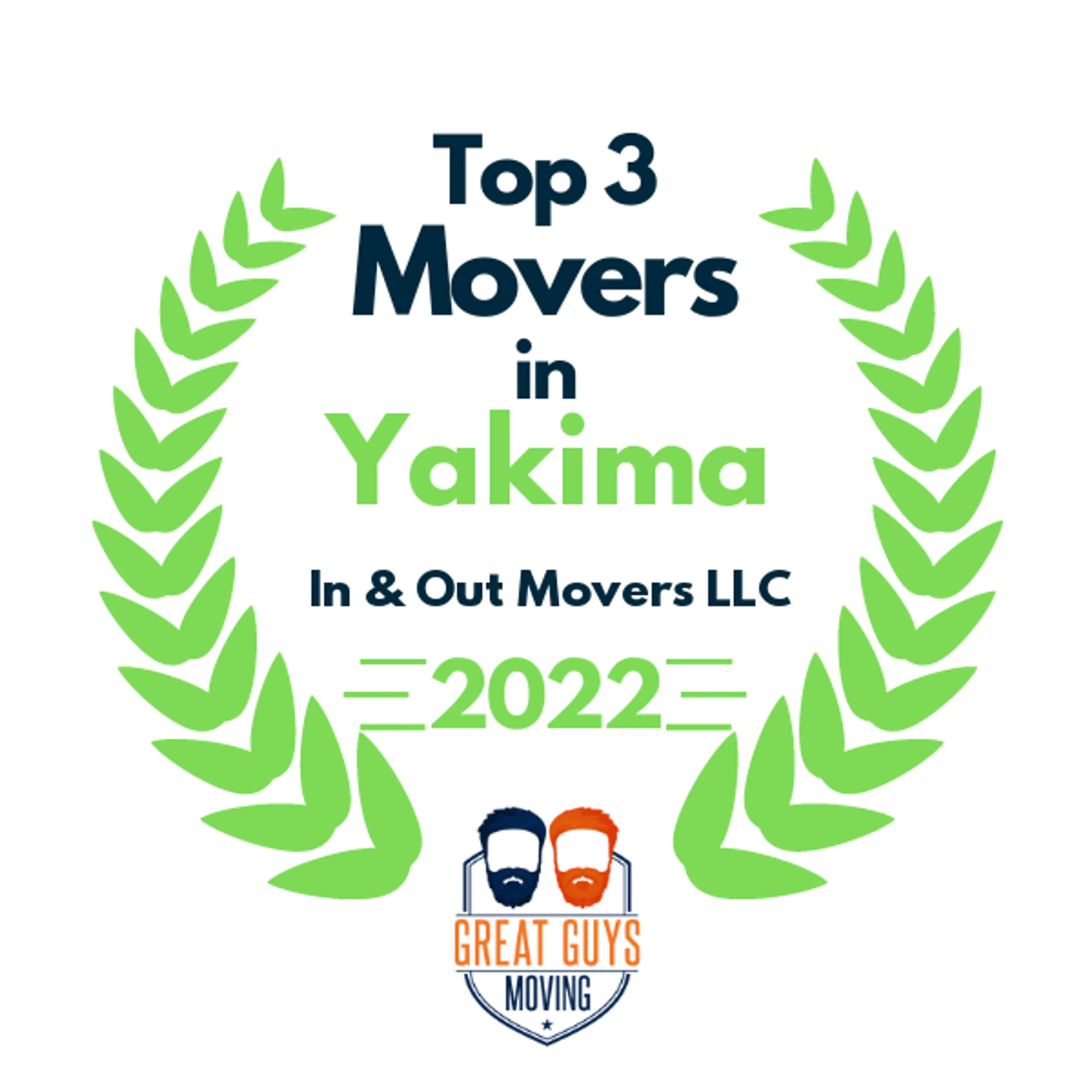 Top 3 Movers in Yakima, WA 2022 award
