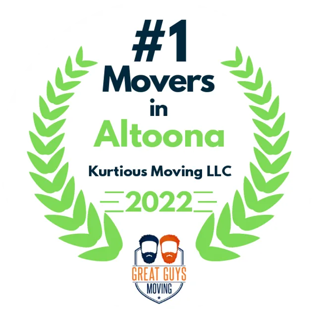 #1 Ranked Movers in Altoona, PA 2022 award