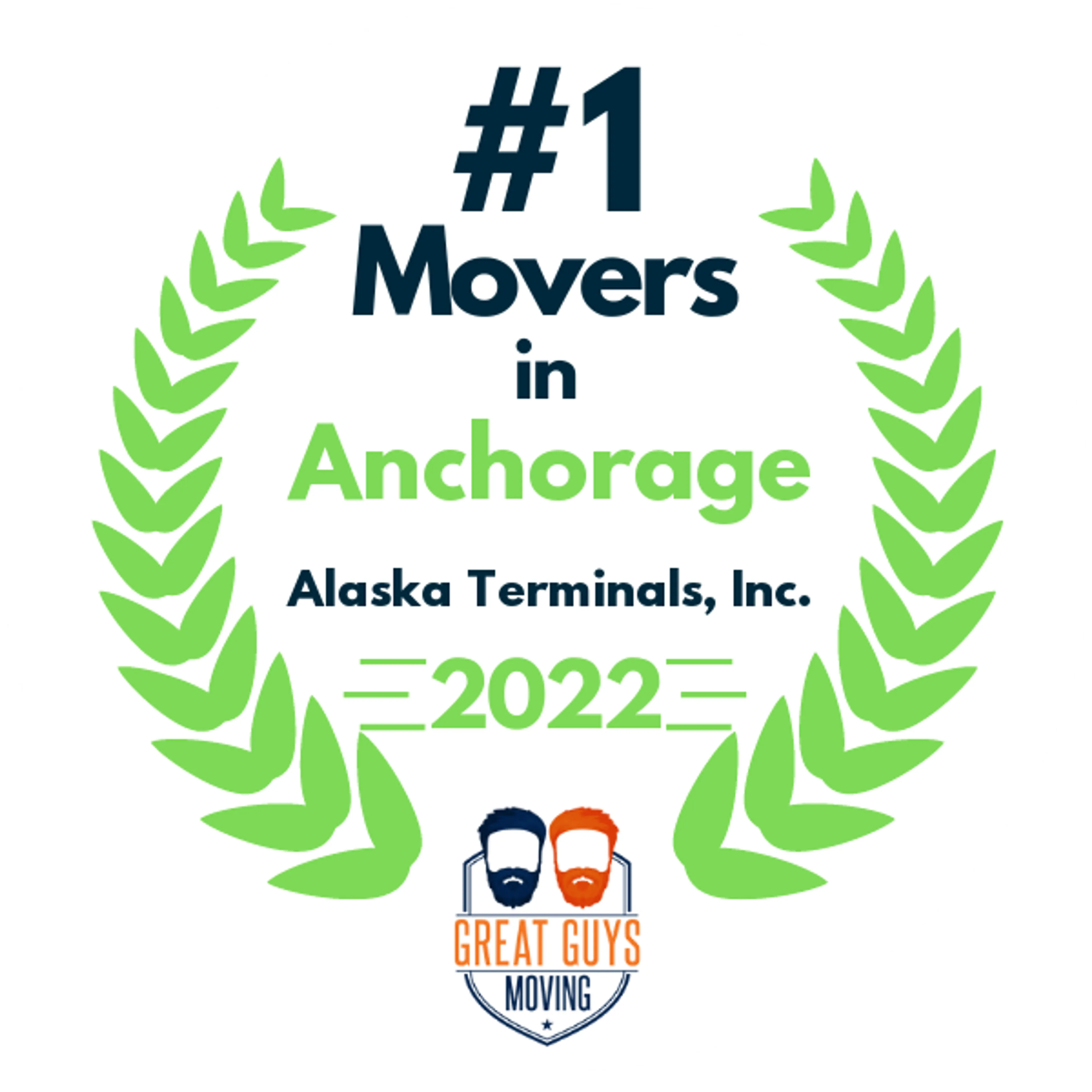 #1 Ranked Movers in Anchorage, AK 2022 award