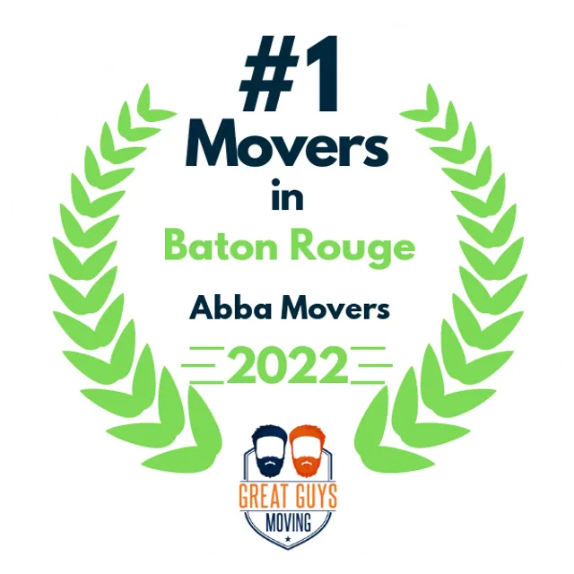 #1 Ranked Movers in Baton Rouge, LA 2022 award